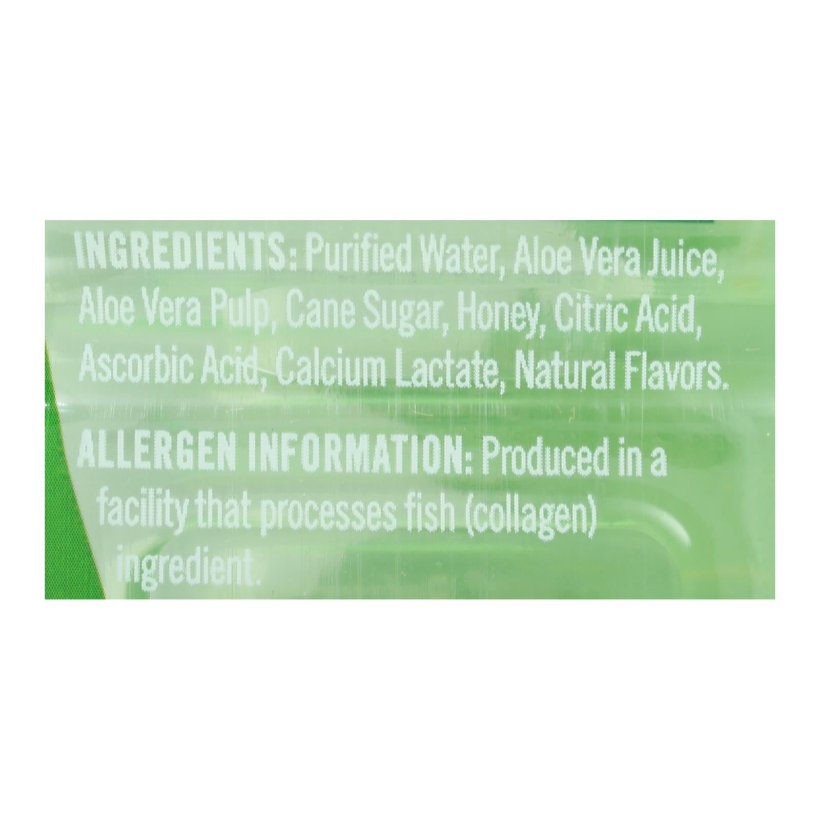 Alo Exposed Aloe Vera & Honey Juice, 12 Pack, 16.9 Fl Oz