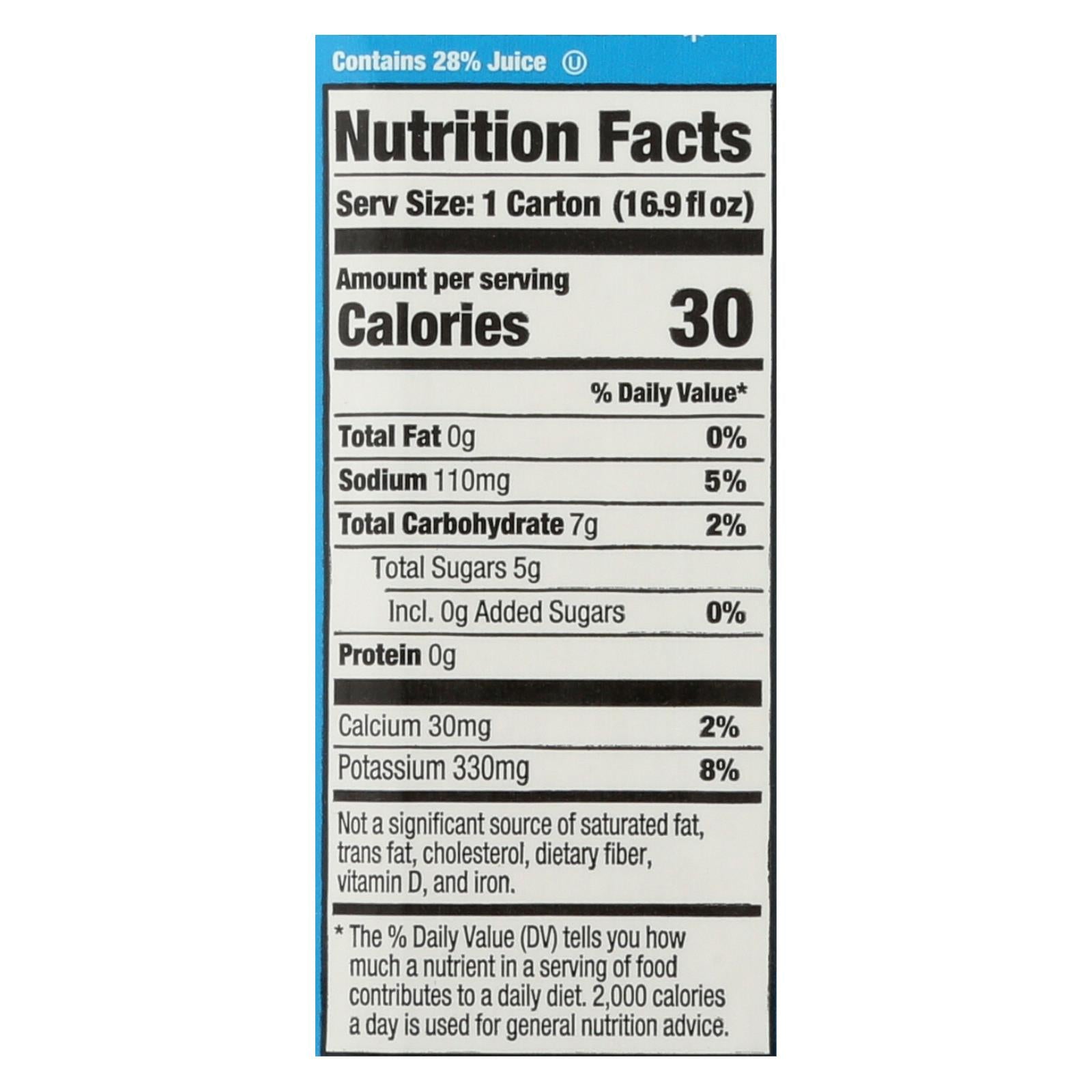 Nooma Organic Electrolyte Drink, Blueberry Peach, 12-pack