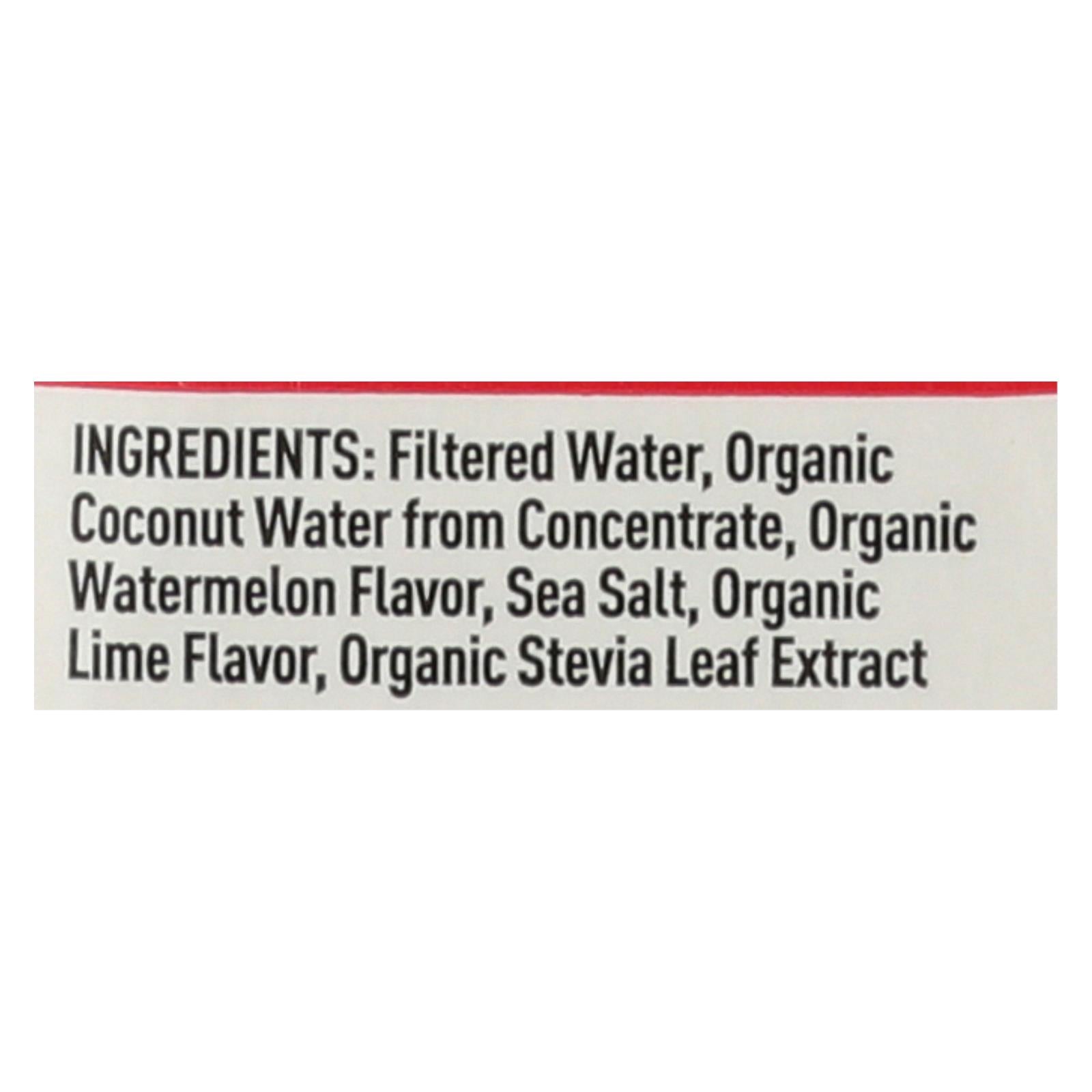 Nooma Organic Electrolyte Drink, Watermelon Lime, 12 Pack