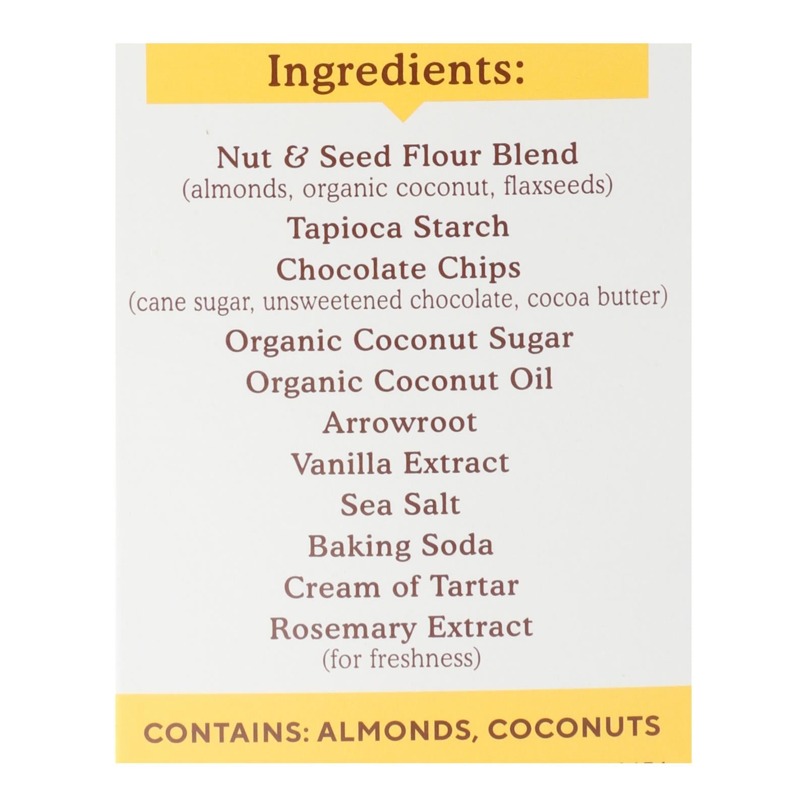 Simple Mills Crunchy Chocolate Chip Cookies, 6 Pack