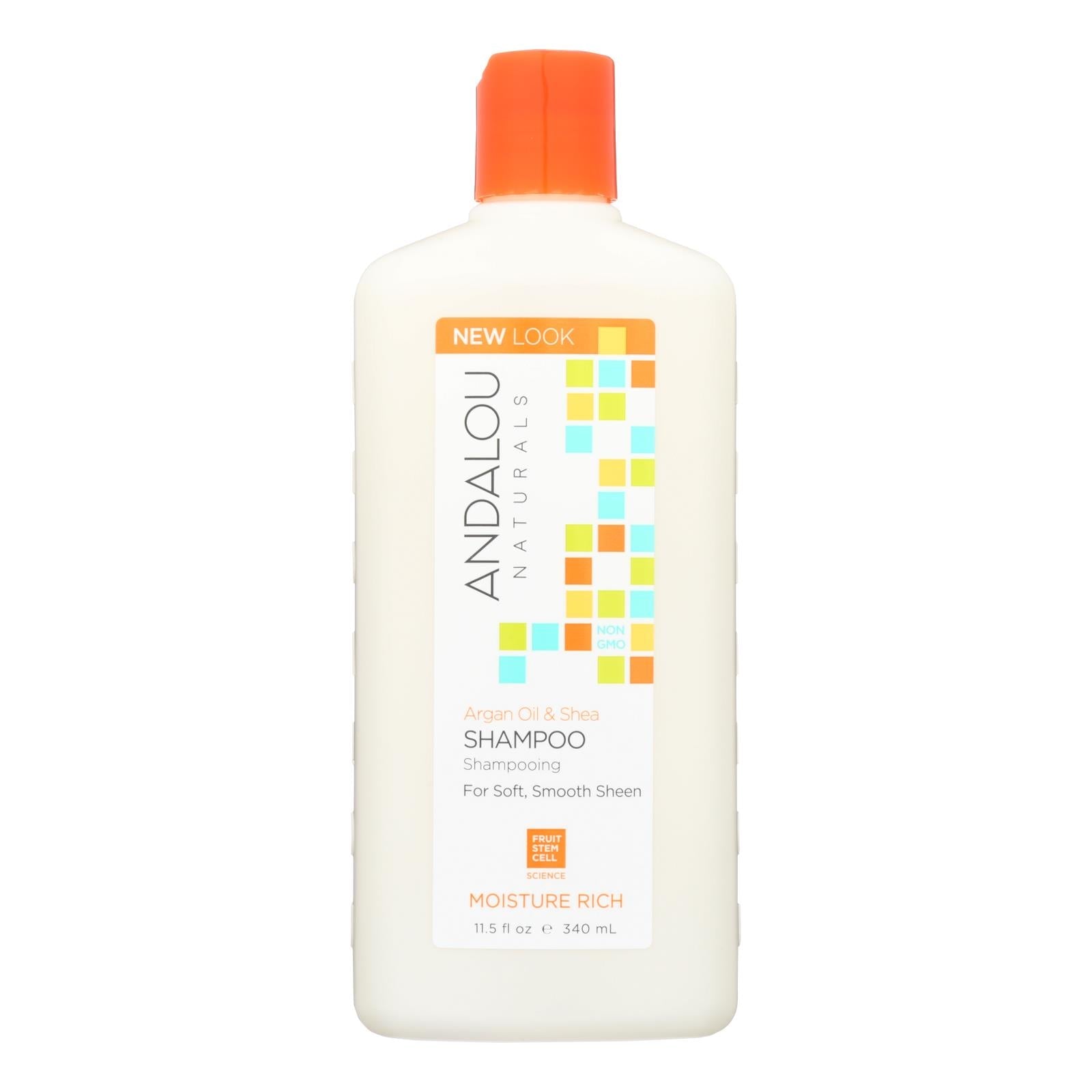 Andalou Moisture Rich Argan & Sweet Orange Shampoo 11.5oz