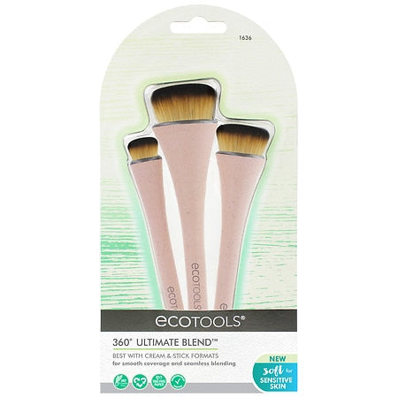 ECOTOOLS Ultimate Blend Makeup Brush Set (3Pcs)