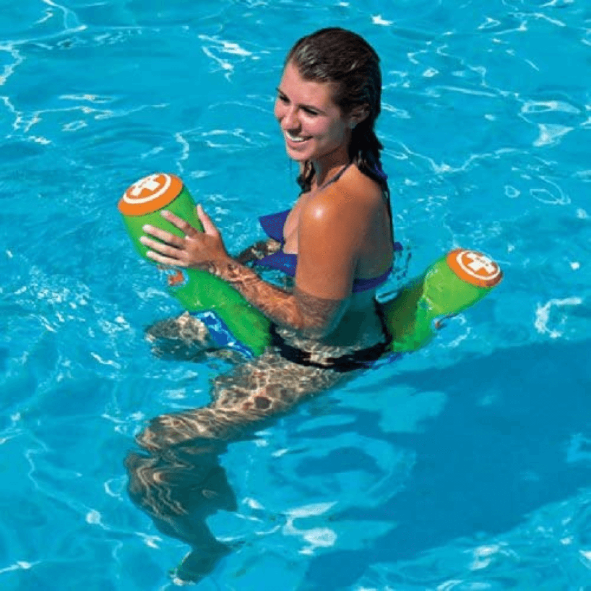 WOW Watersports Inflatable Water Pickle Pool Noodle Quick Inflate by Mouth