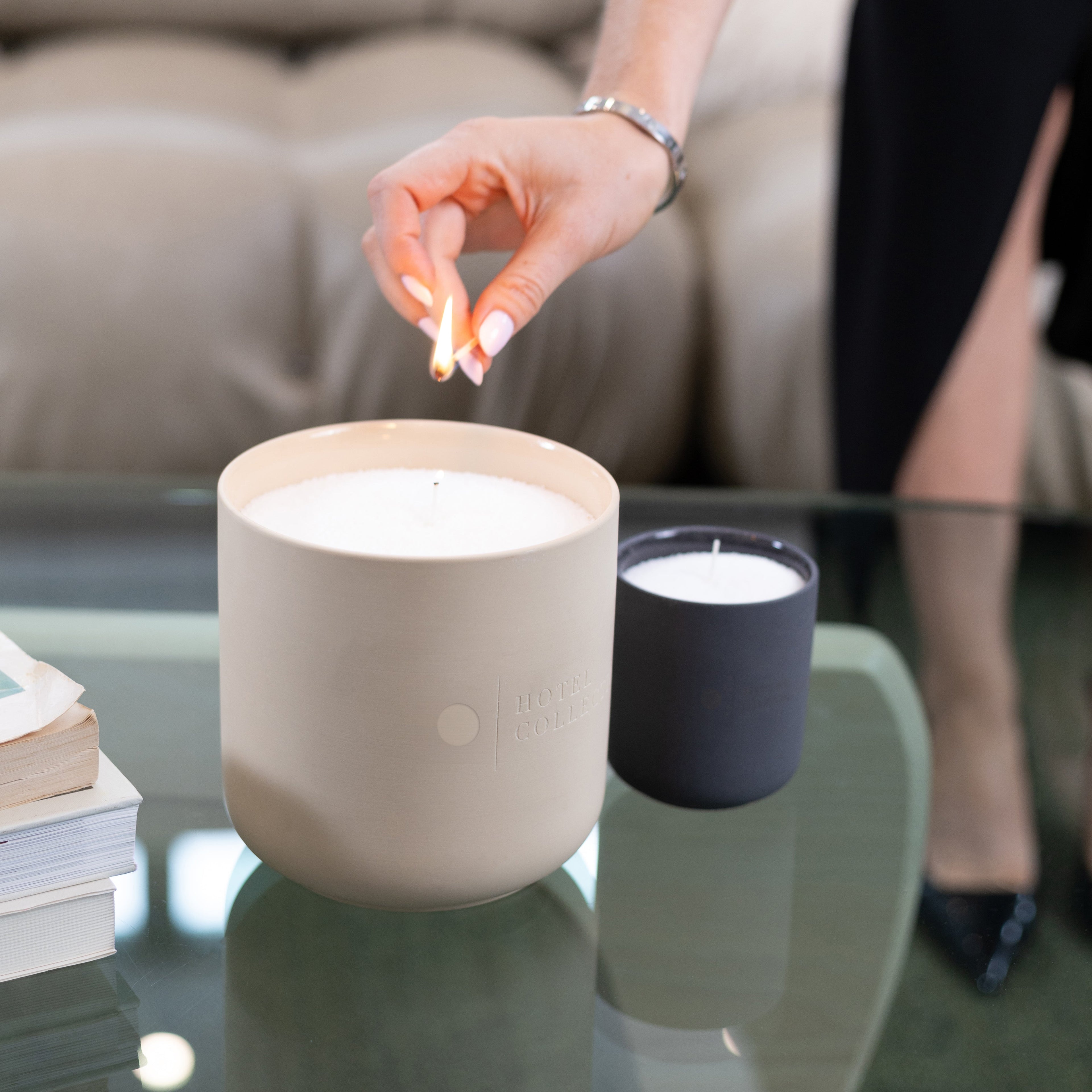 Grande Ceramic Sand Wax Set