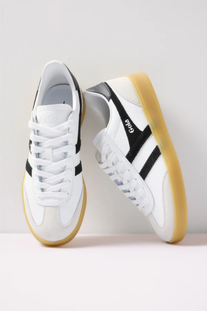 Men's Viper Leather Sneaker - White/Black/Gum