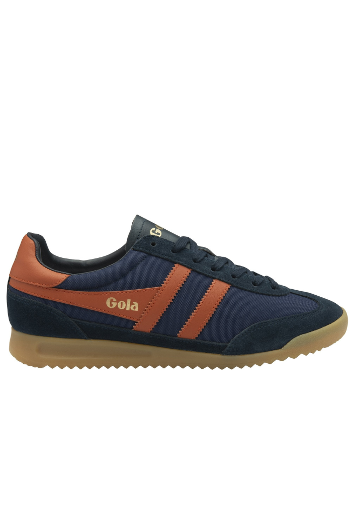 Gola Classics Men's Tornado Sneakers- Navy/Moody Orange