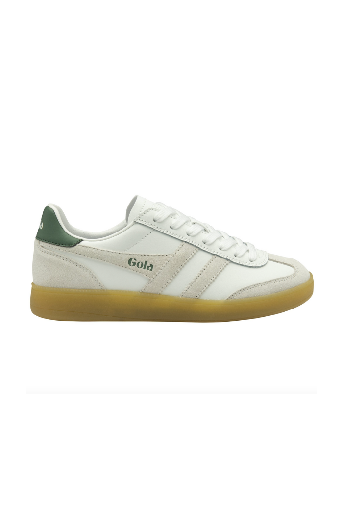 Gola Classics Men's Viper Leather Sneakers - White/ White/ Evergreen