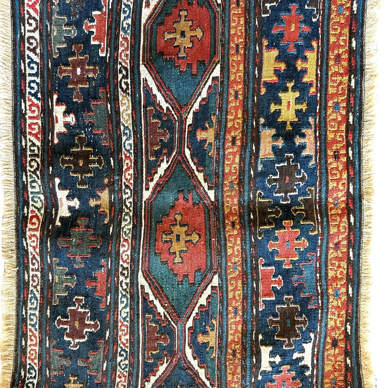 1900’s Antique Tribal Shahsavan Caucasian Cradleface - 18