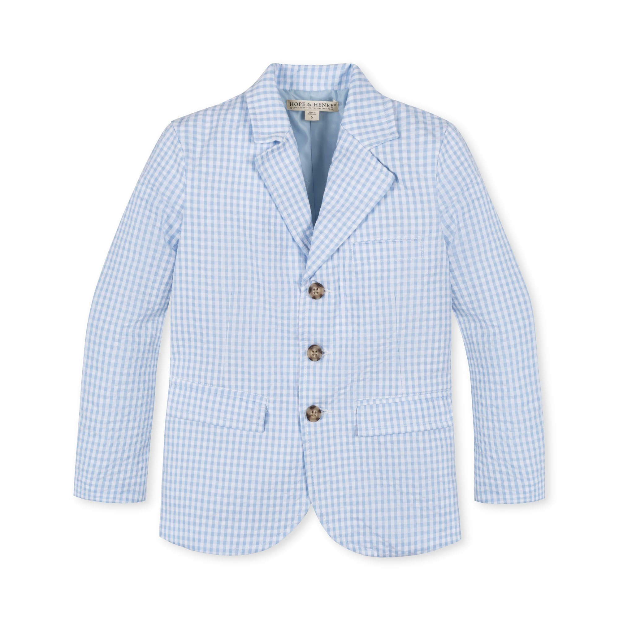 Organic Seersucker Suit Jacket - Baby