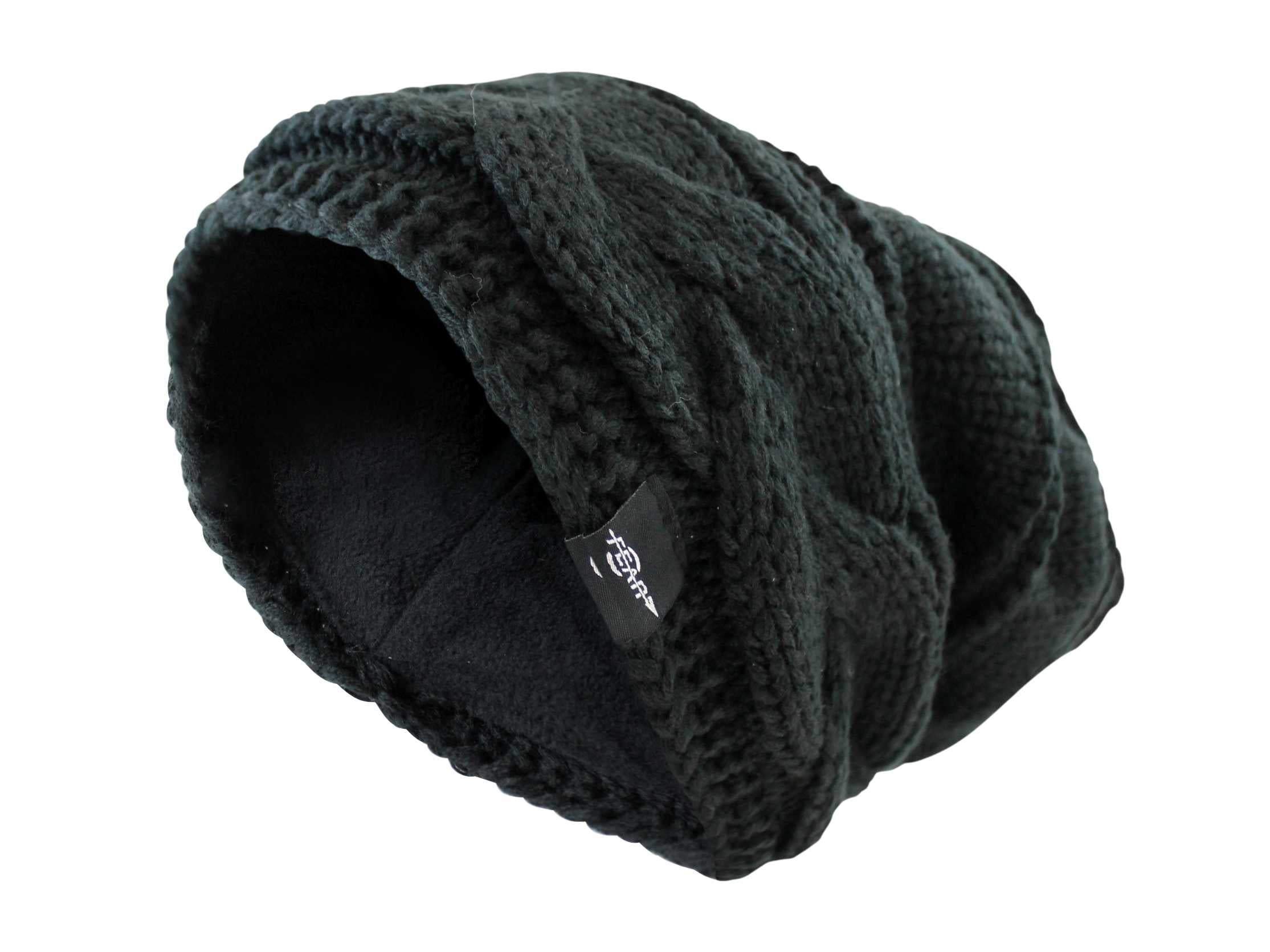 Warmest Fleece Lined Slouch Baggy Women Beanie Hat