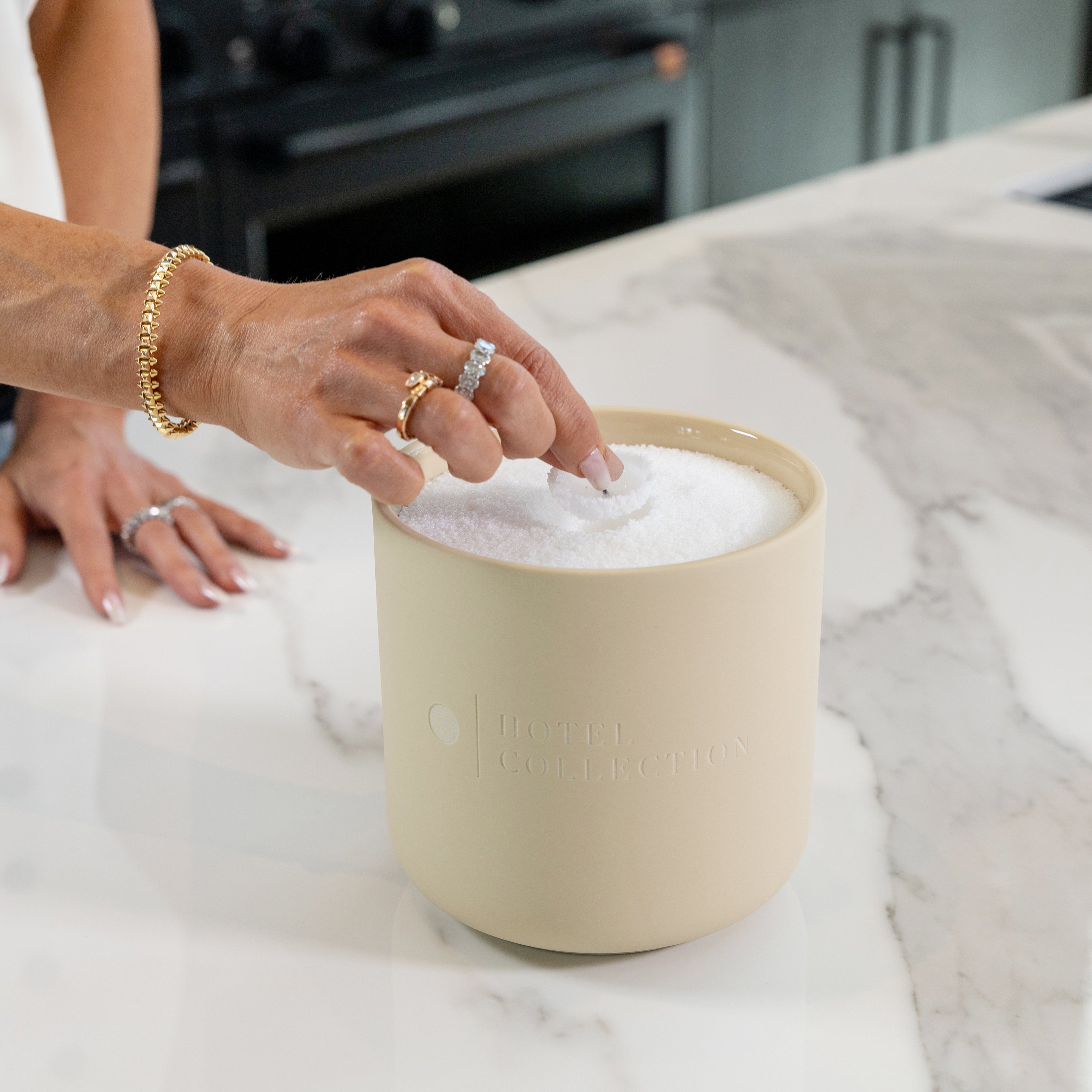 Grande Ceramic Sand Wax Set