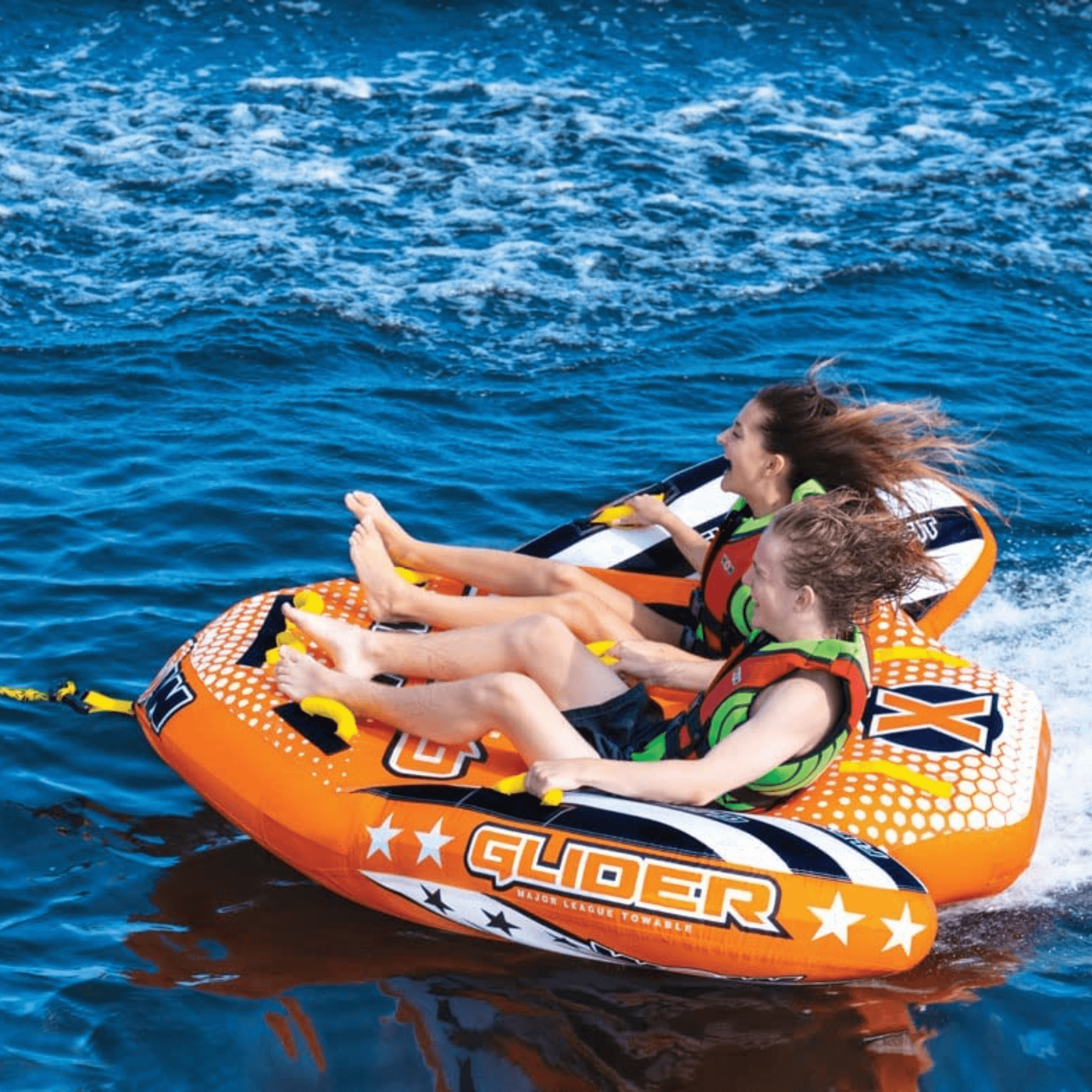 WOW Waterports Glider 2 Person 2P Towable with Flex Seating
