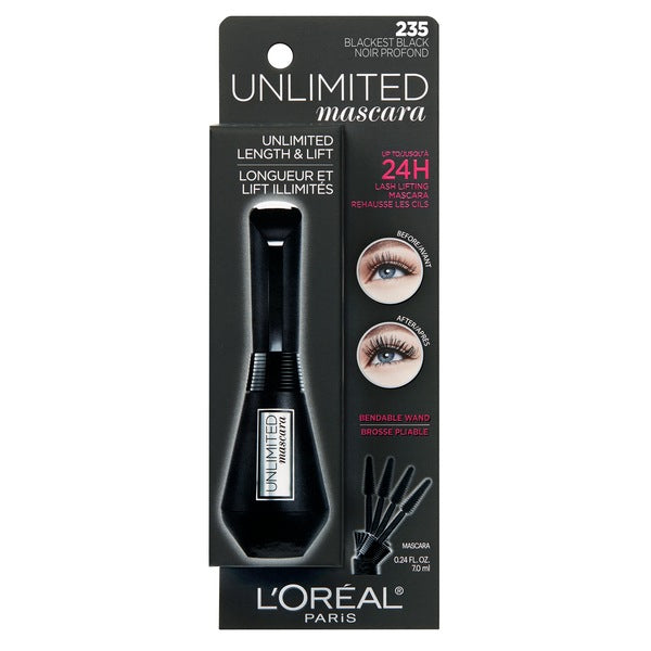 L'OREAL Unlimited Length & Lift Washable Mascara