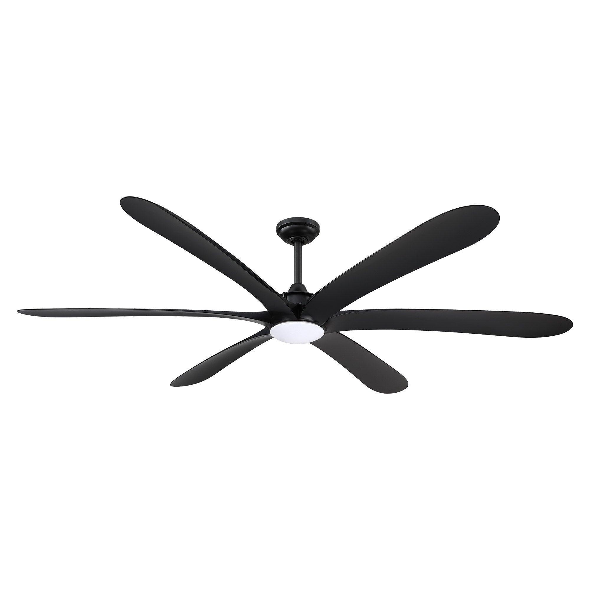 72" Jaydn Farmhouse Satin Nickel DC Motor Downrod Mount Reversible Ceiling Fan with Lighting and Remote Control