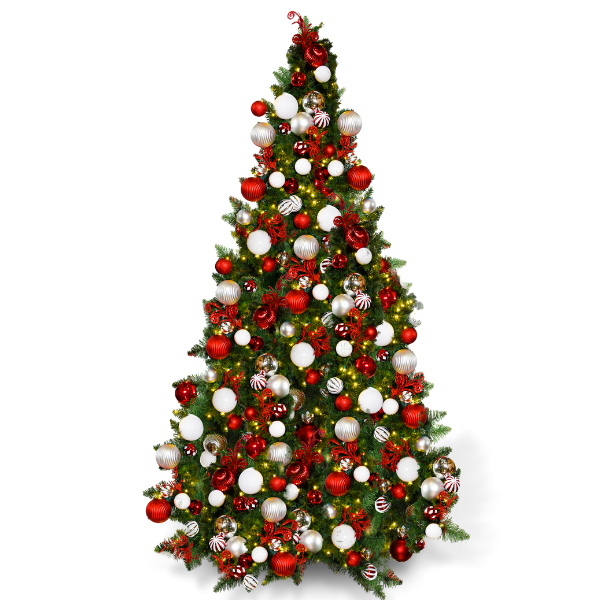 9FT Pre-Decorated PVC Tree