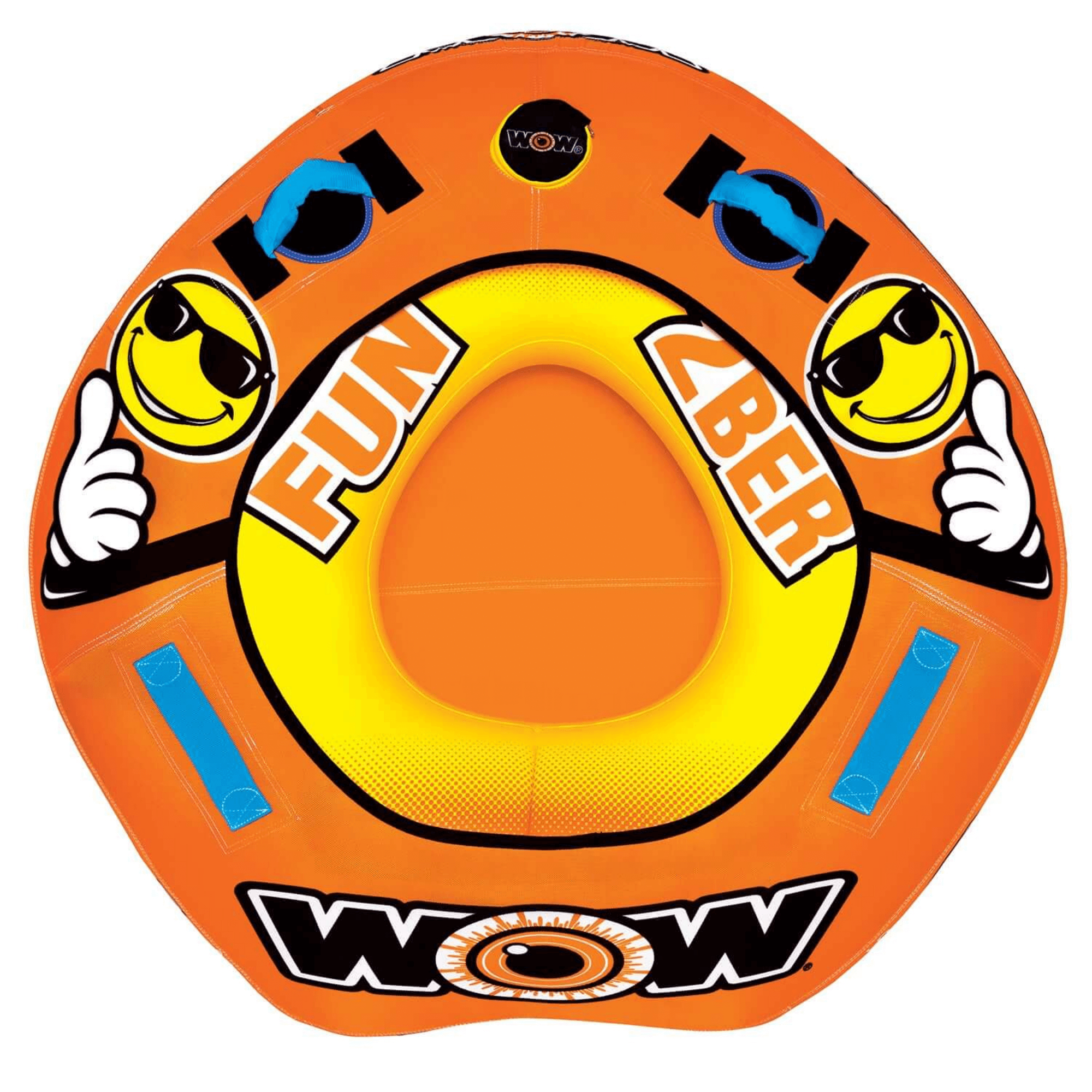WOW Watersports 2Ber 1 Person Inflatable Towable Tube Starter Kit