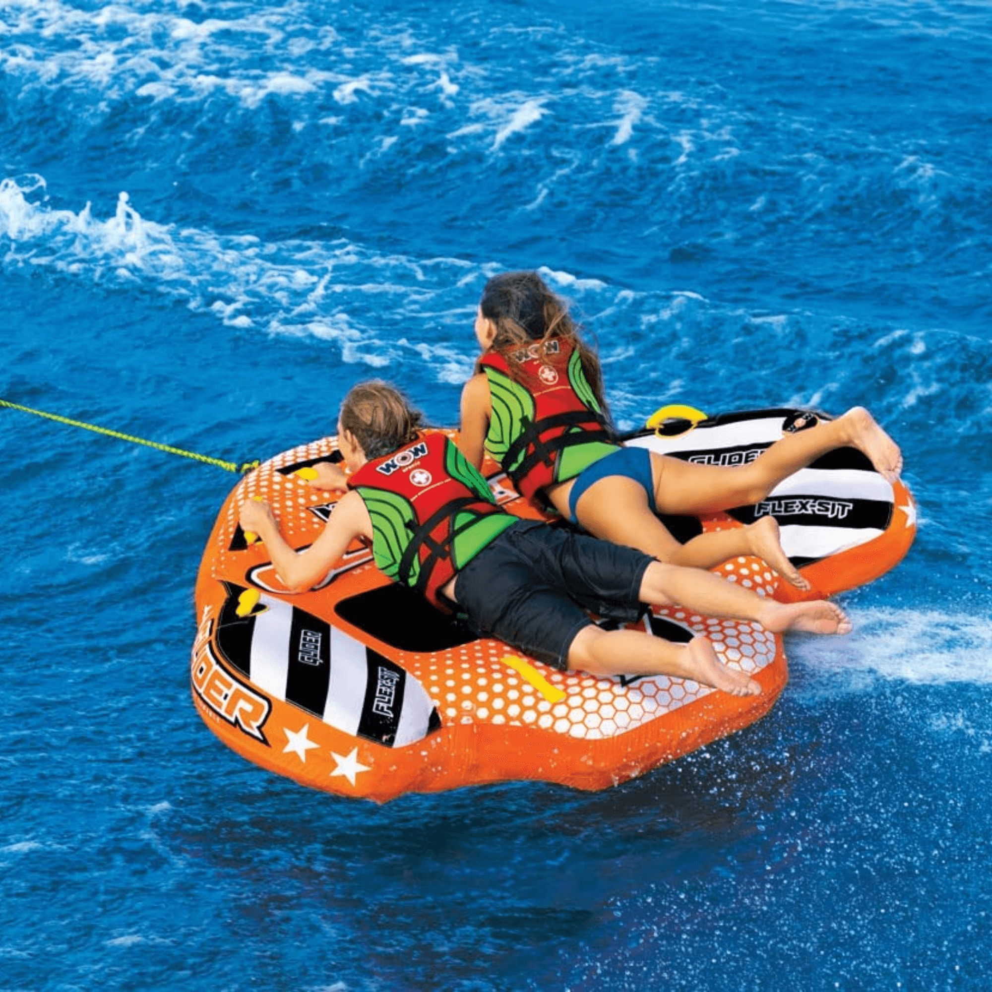 WOW Waterports Glider 2 Person 2P Towable with Flex Seating