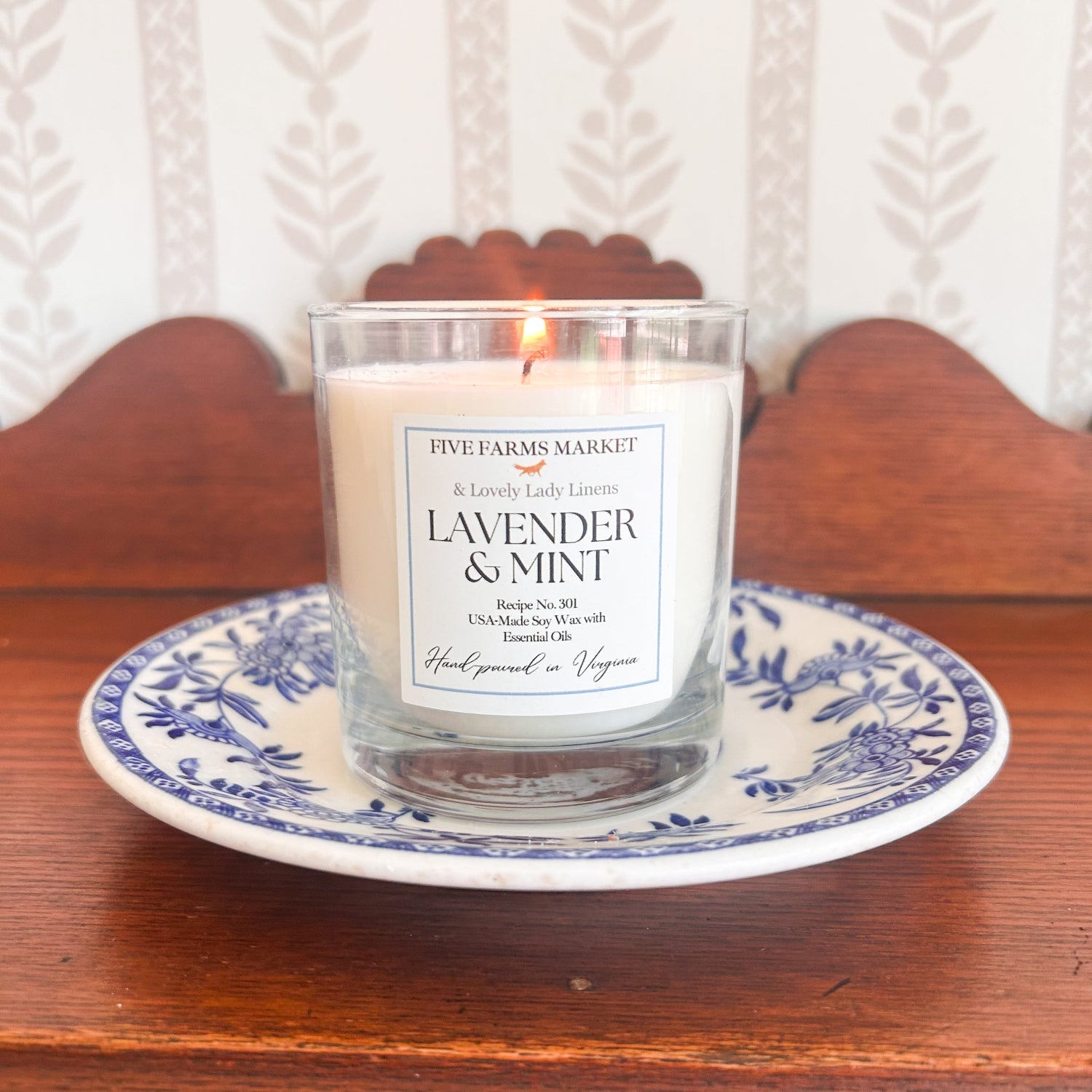 8 oz Scented Candle | Lavender & Mint