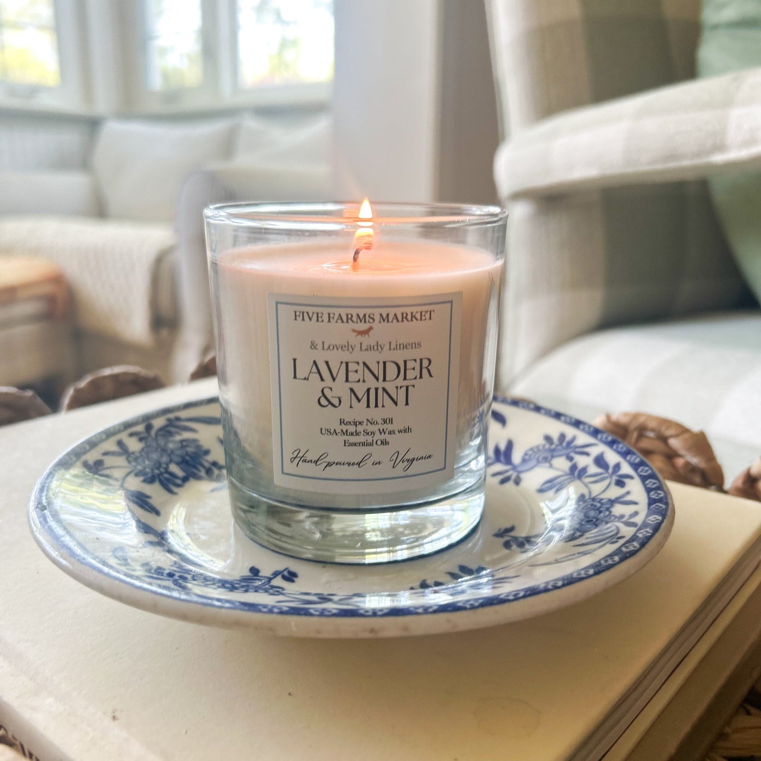 8 oz Scented Candle | Lavender & Mint