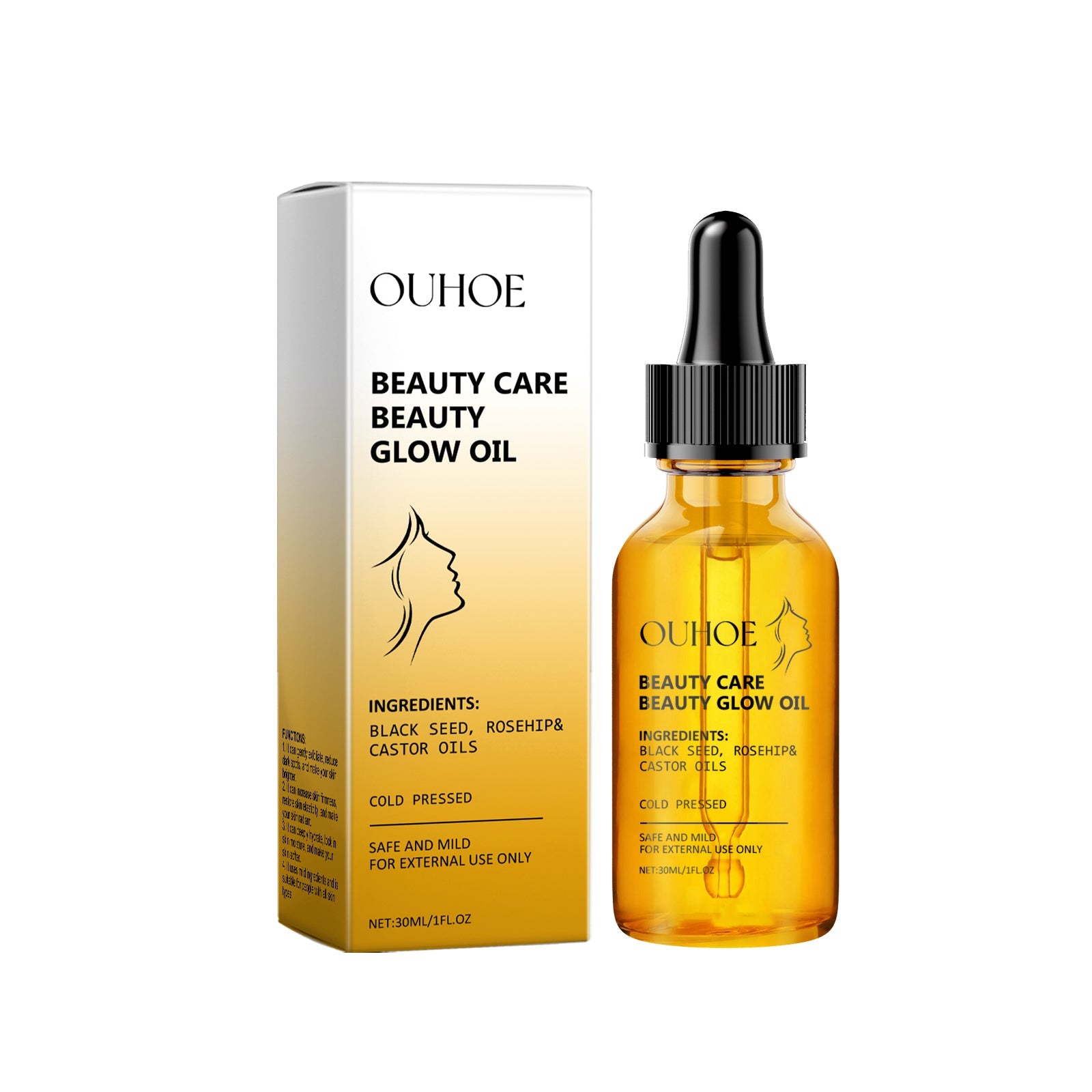 Facial Moisturizing Essential Oil Moisturizes And Moisturizes Facial Skin, Brightens, Darkens And Lightens Fine Lines