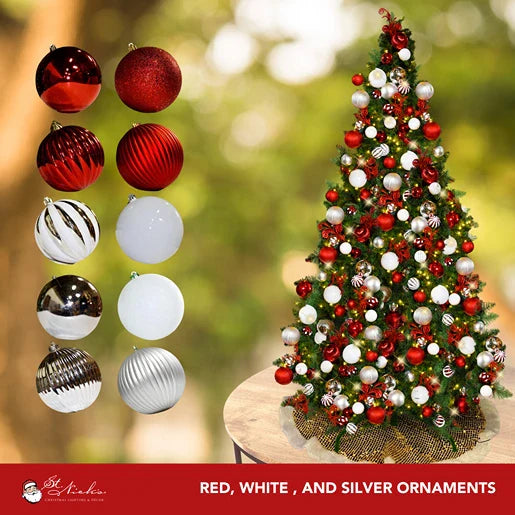 9FT Pre-Decorated PVC Tree