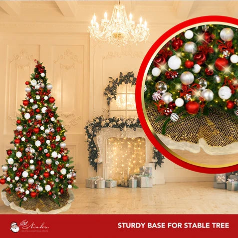 9FT Pre-Decorated PVC Tree