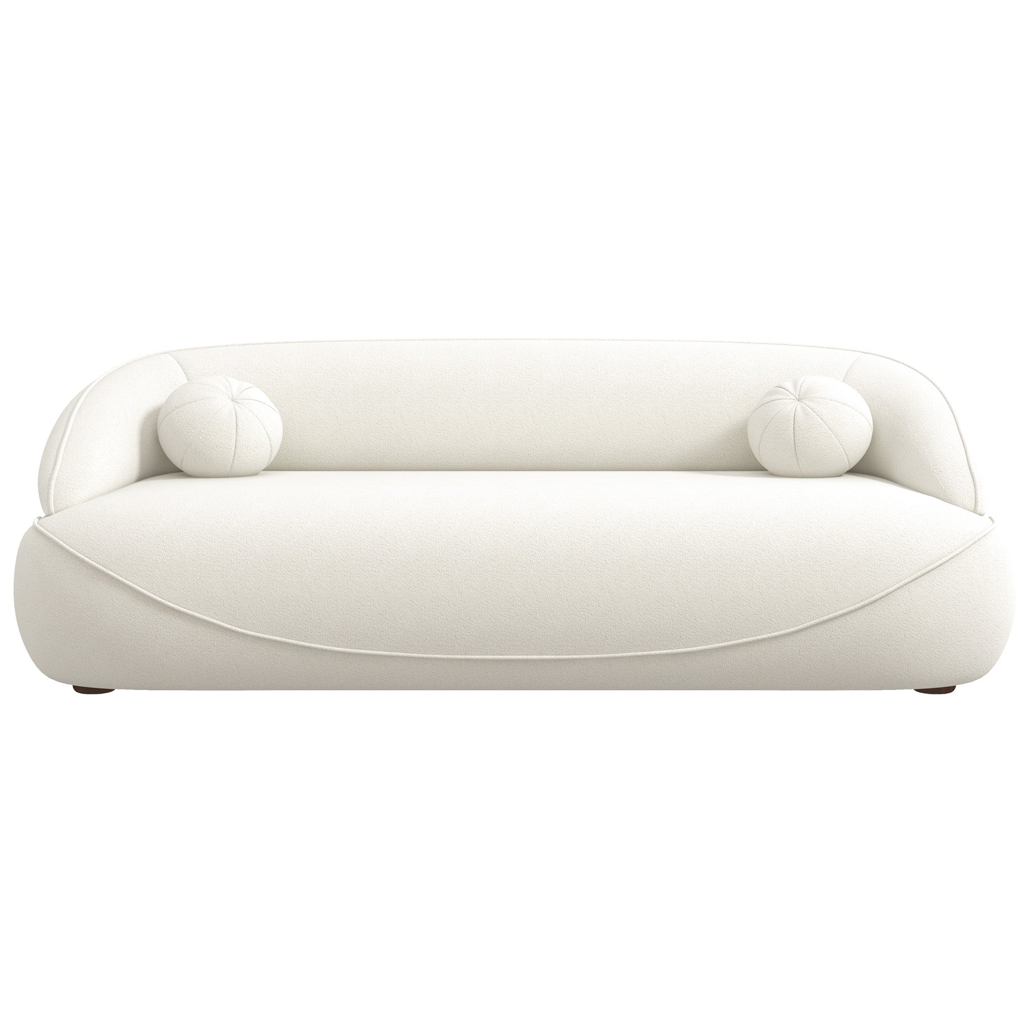 Andrew Beige Boucle Sofa – Designer Sofa – Curated by SHOPLOBBIE | Fre