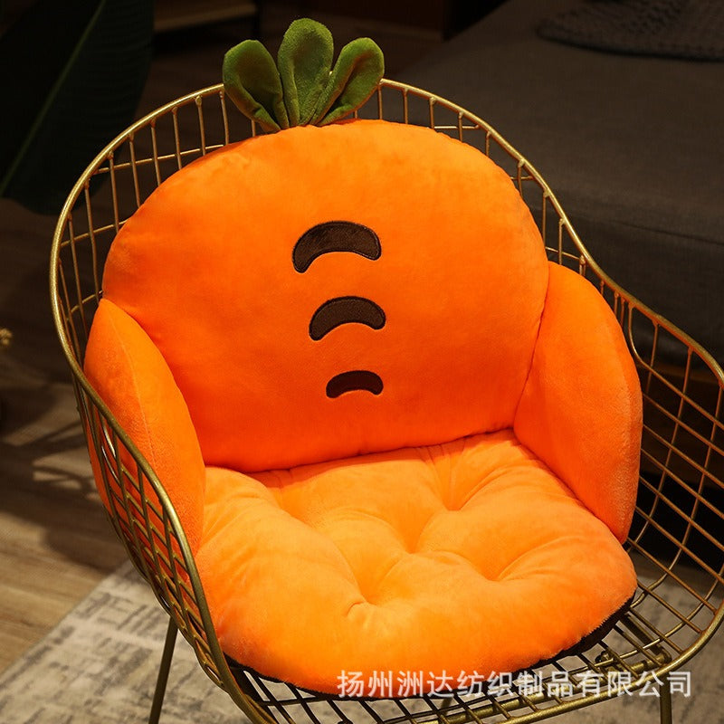 Cartoon animal connected seat cushion, integrated chair cushion, office sedentary student seat cushion