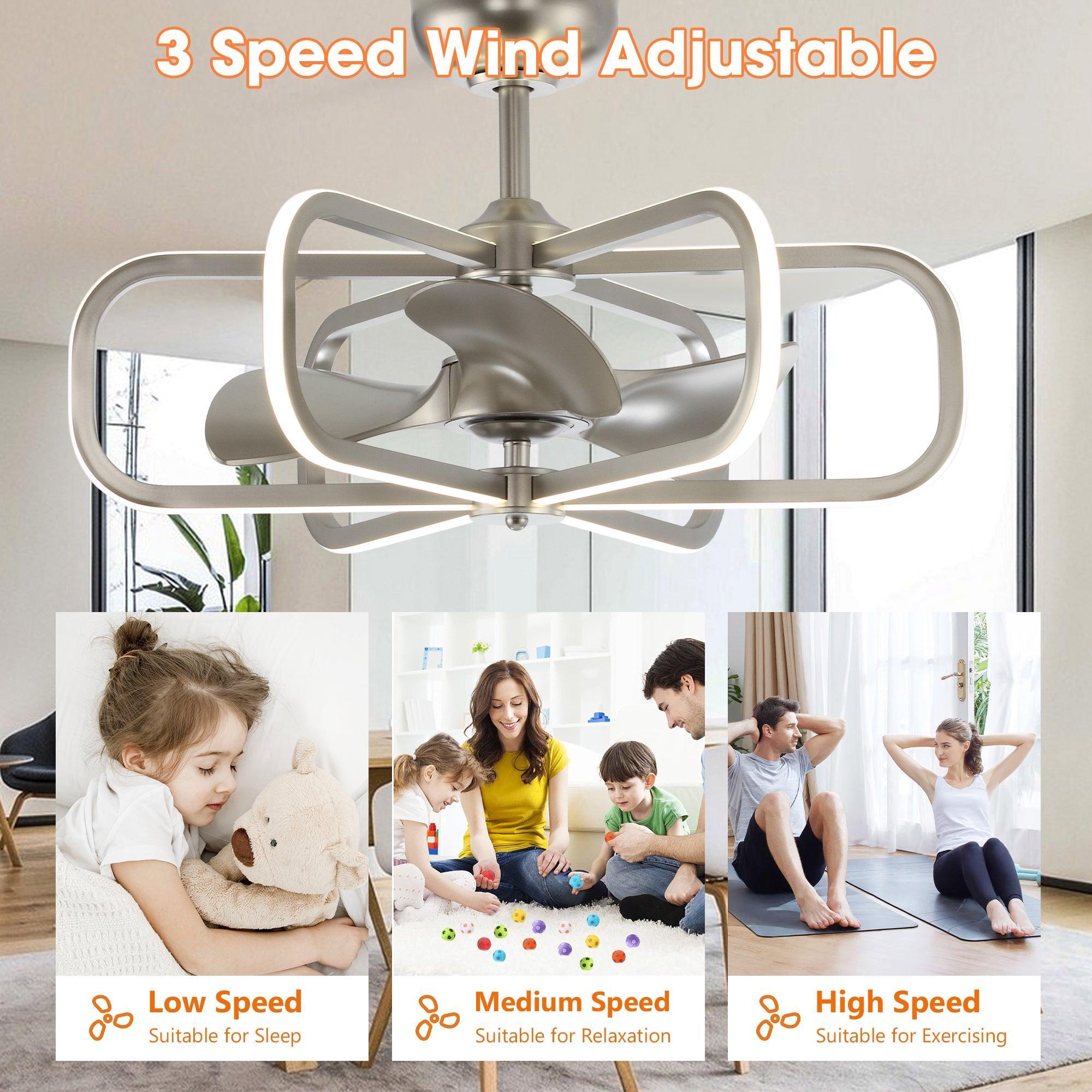 30" Theron Modern DC Motor Downrod Mount Reversible Ceiling Fan with LED Lighting and Remote Control