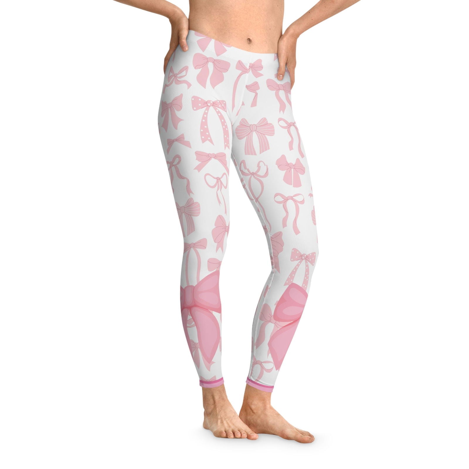 Bow Stretchy Leggings for Women - Adult Women Stretchy Leggings