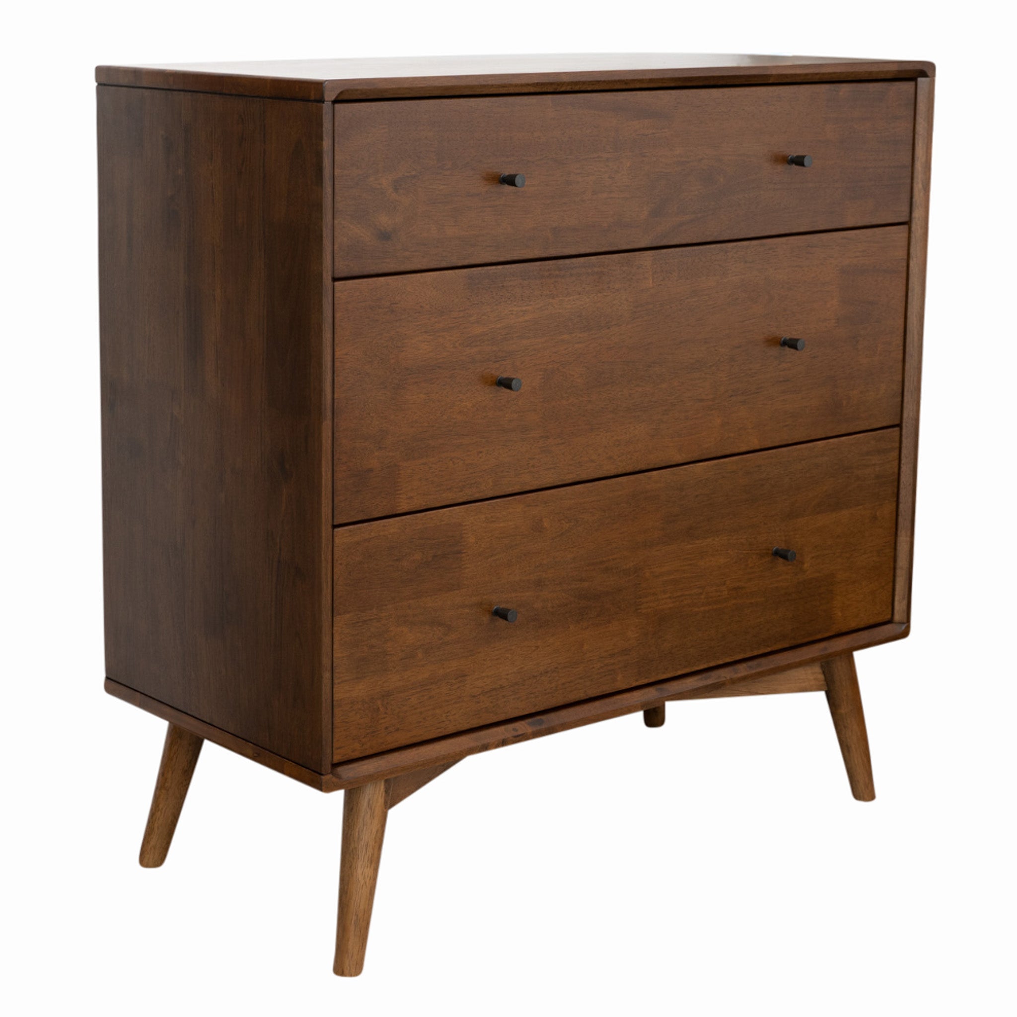 Caroline Mid Century Modern Solid Wood Dresser 3-Drawer – Designer Dre