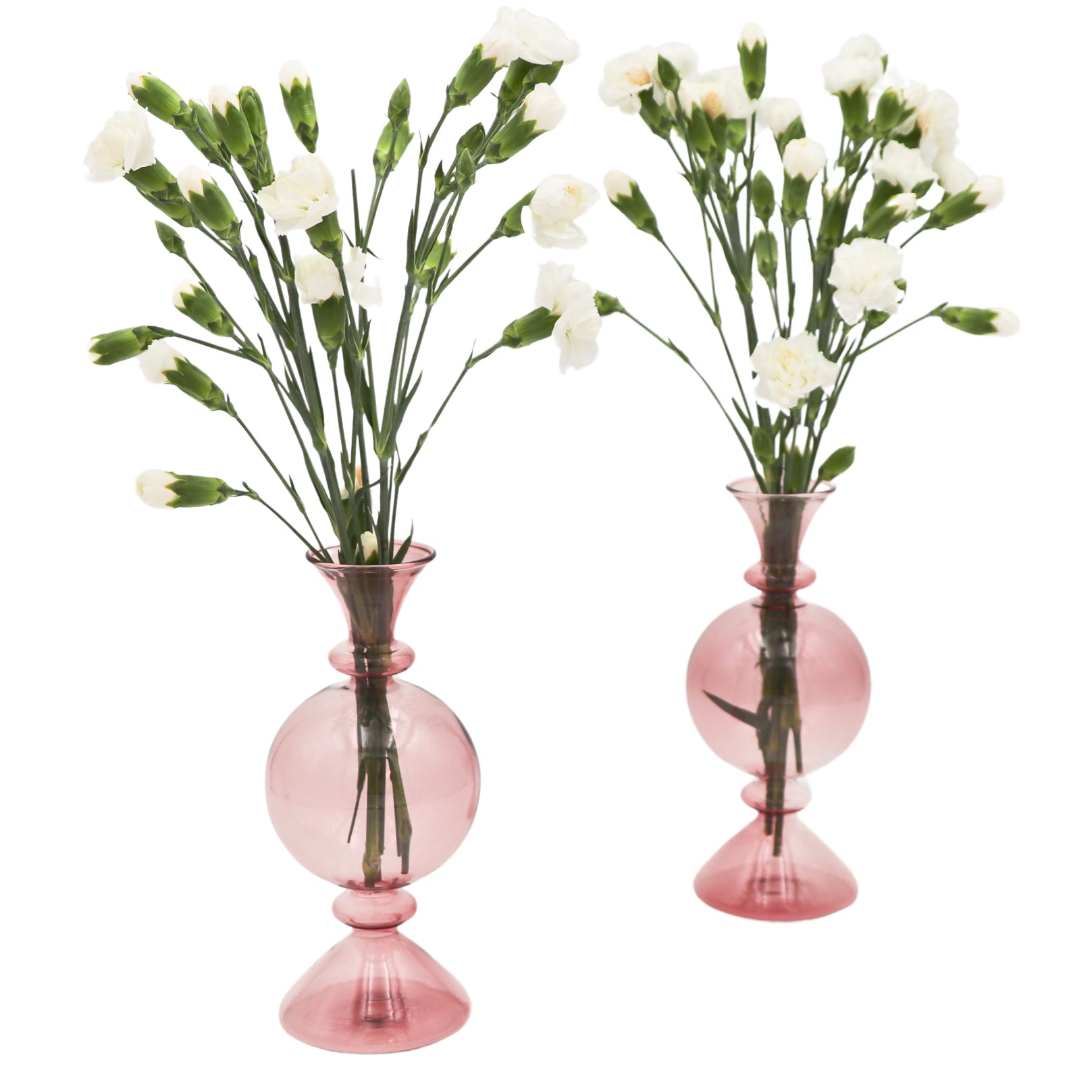 Cherry Blossom Bauble Vase - Pair