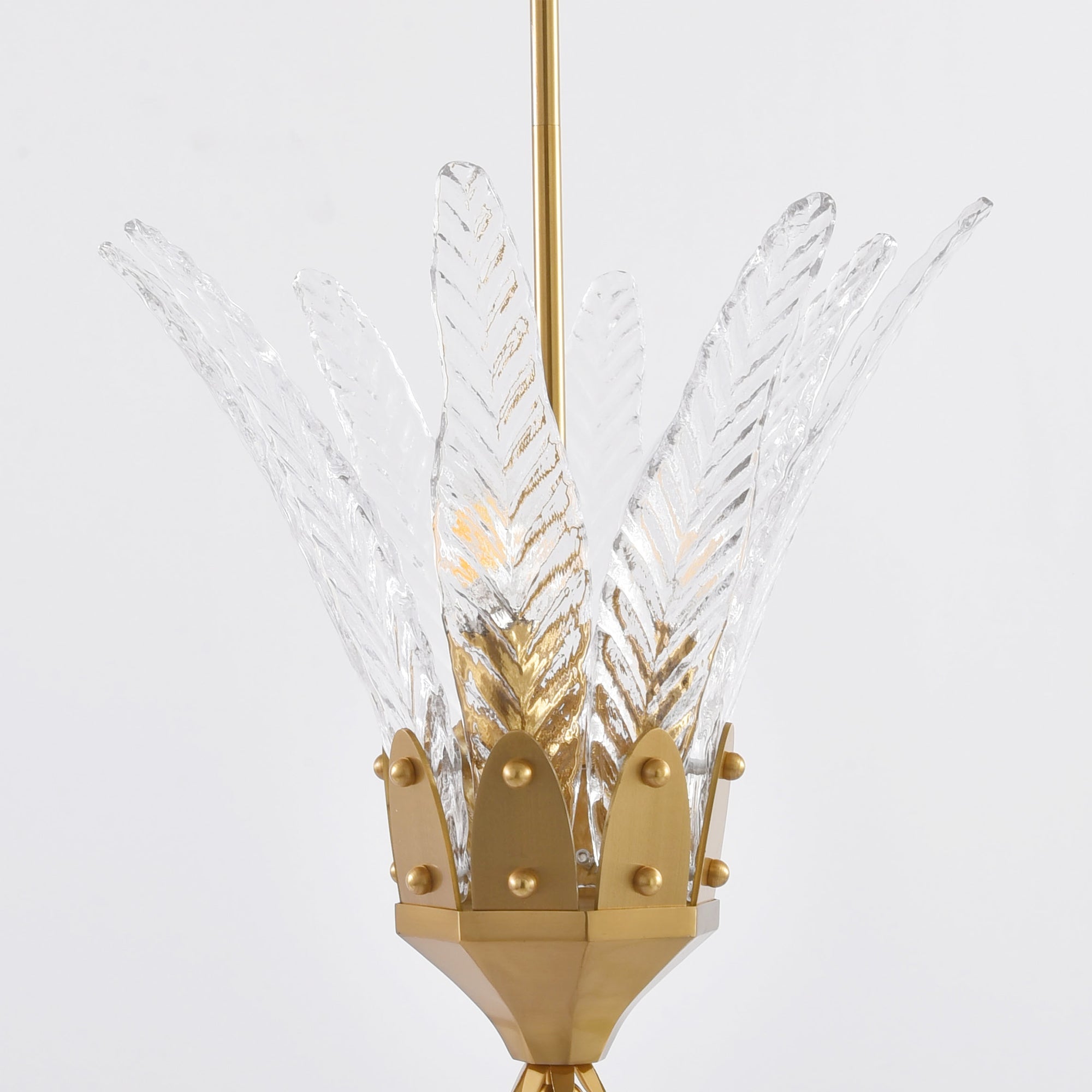 17 Inch Vito 3-Light Feather-shaped Island Pendant Light