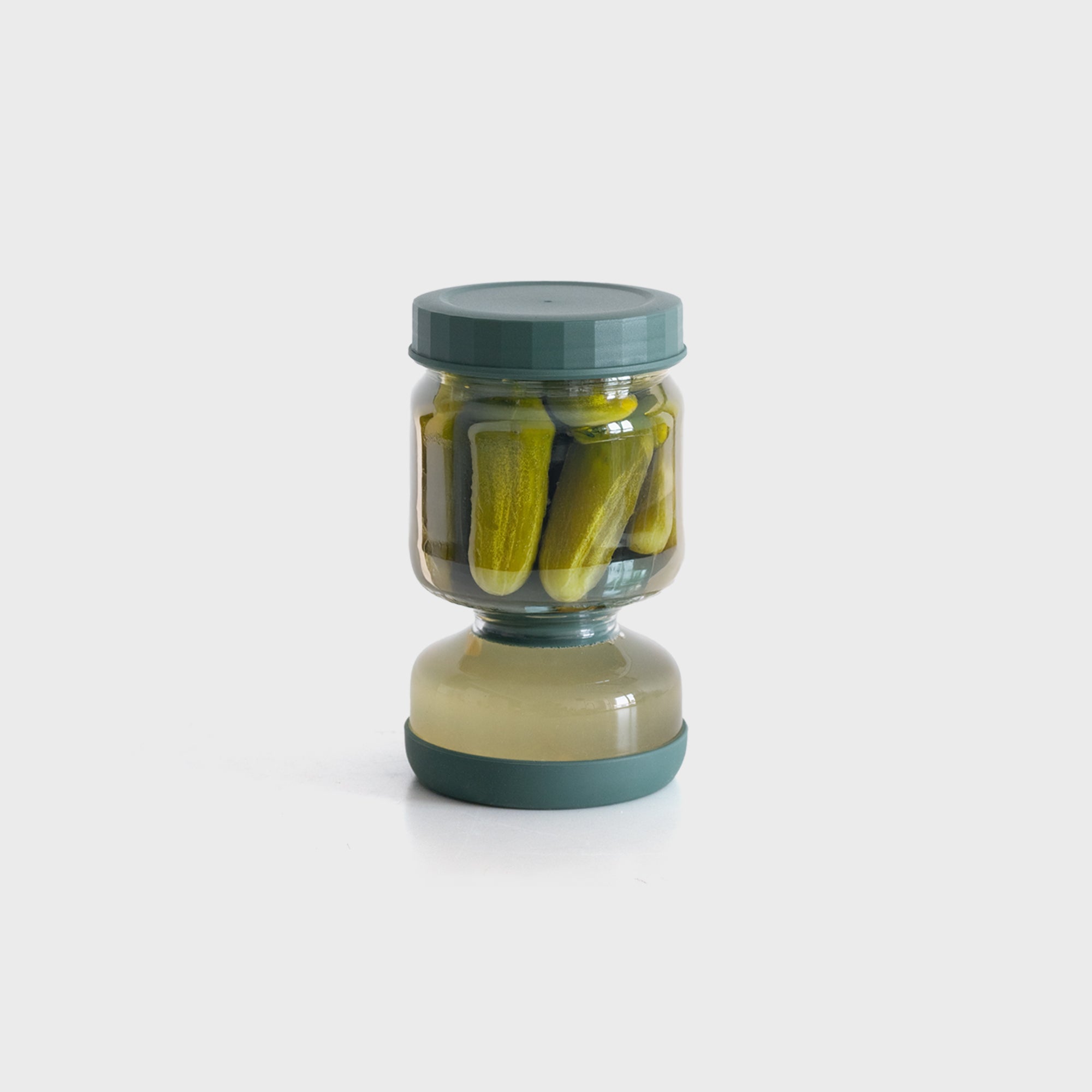 Glass Flip-Over Pickle Jar