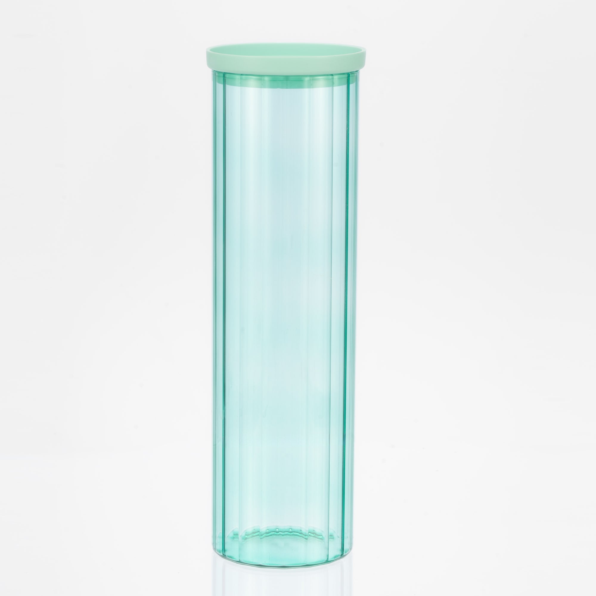 Glass Canister Set & Glass Lid - Diamond Blue