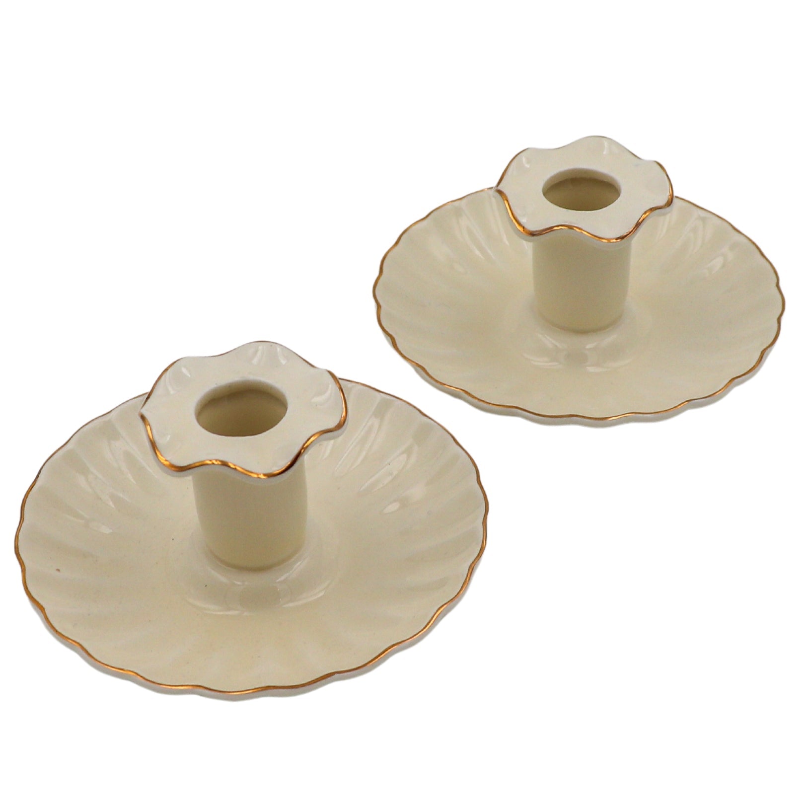 Gilded Cream Candle Holder - Case of 10