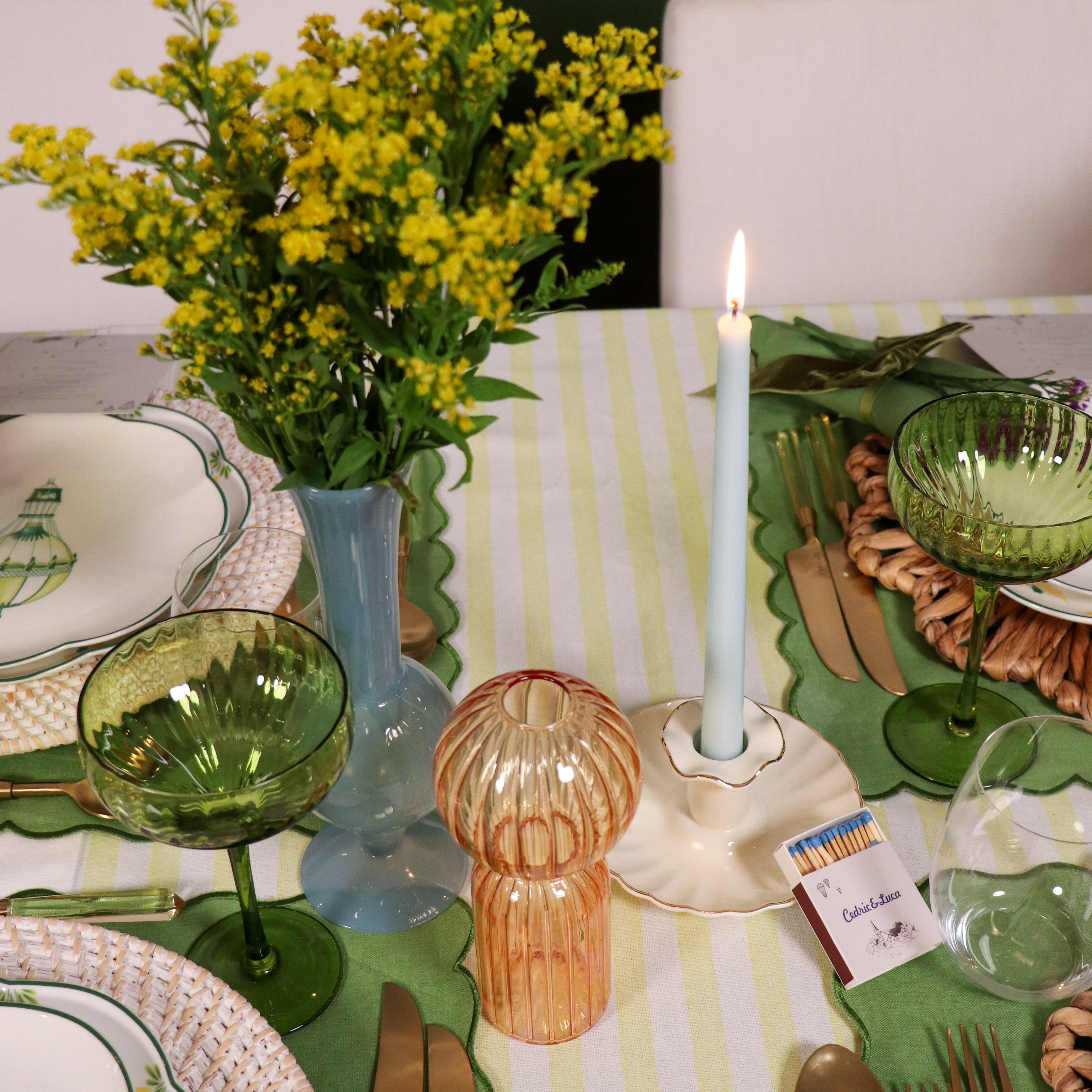 Gilded Cream Candle Holder - Case of 10