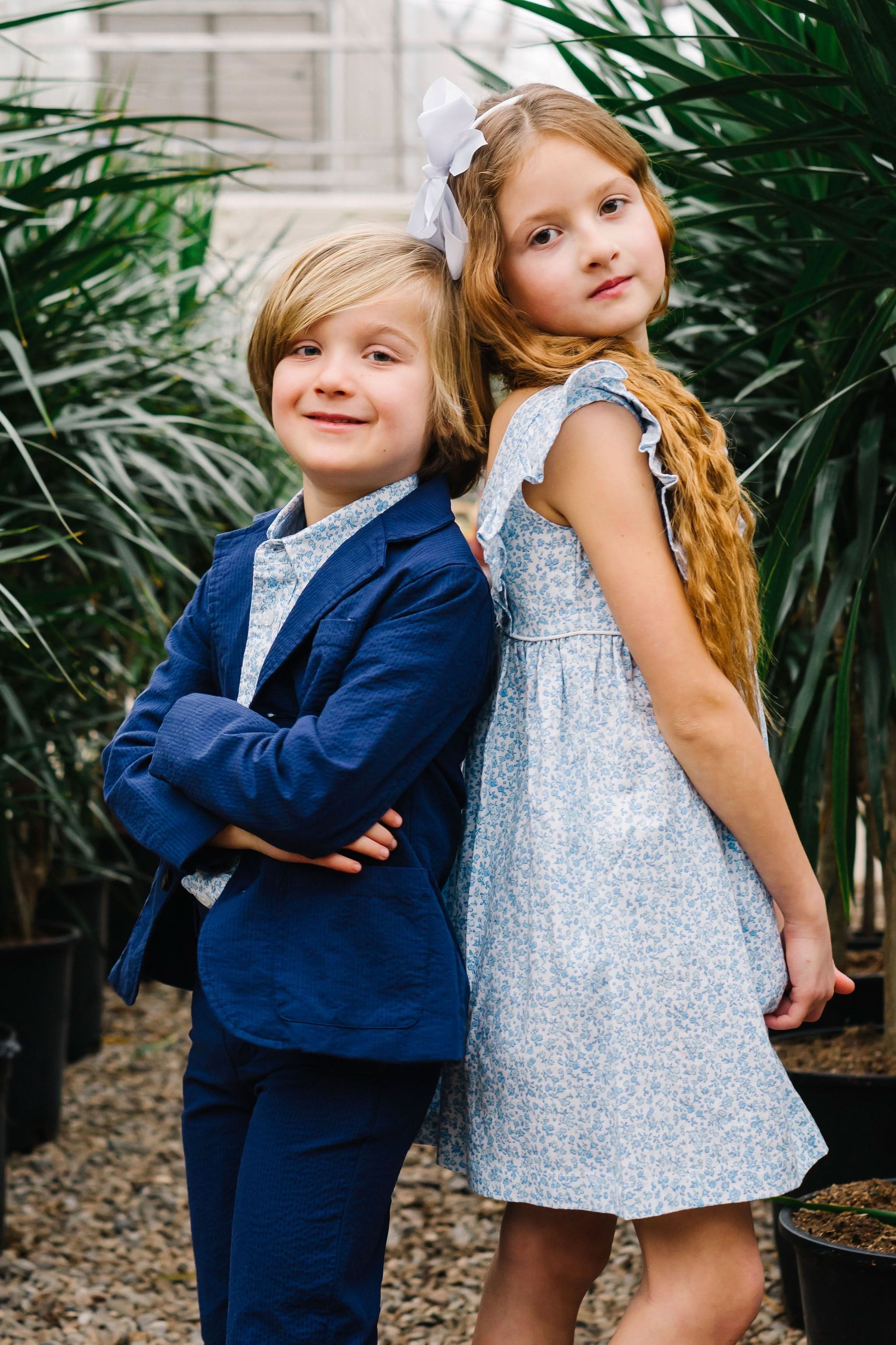 Organic Seersucker Suit Jacket - Baby