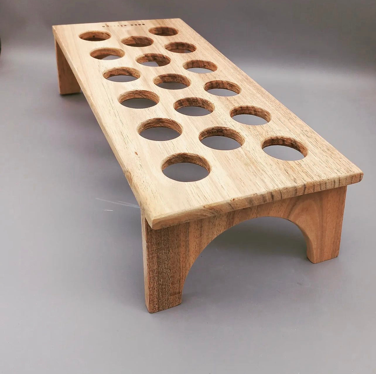 Hand-Carved Wooden Fridge Egg Tray