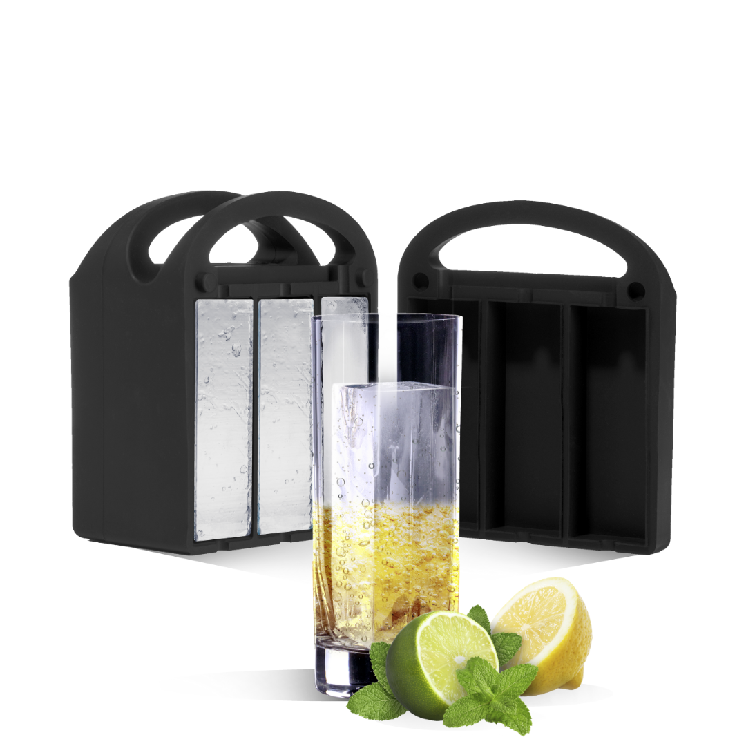 Crystal Clear Highball Ice Cube Maker Mold- 6 4.5" Spear Ice