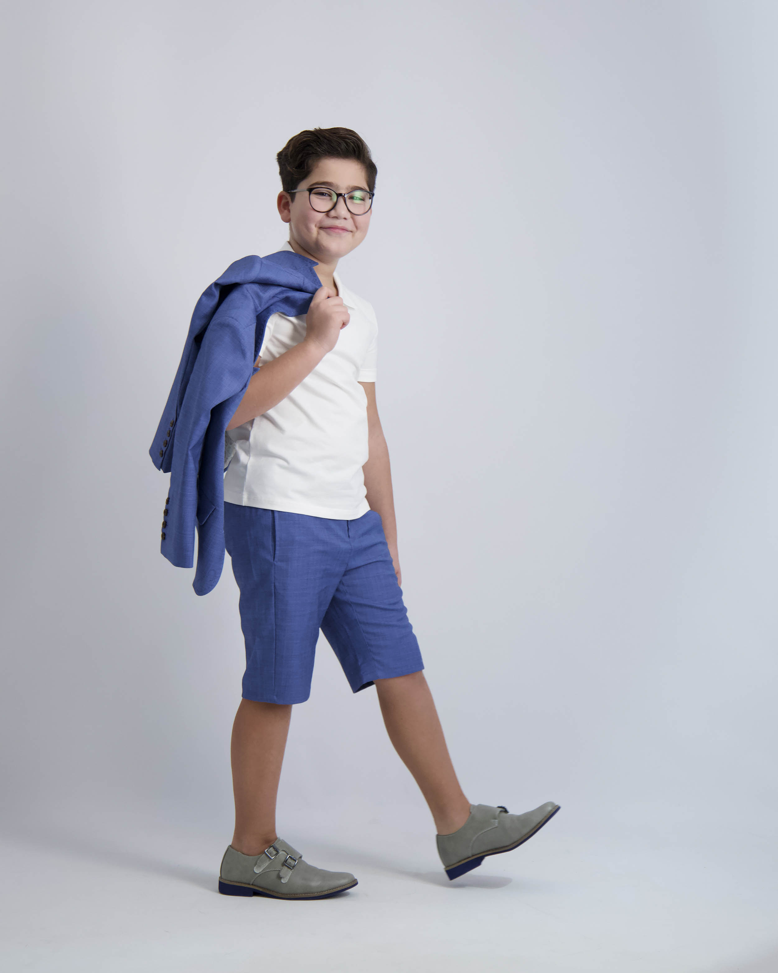 Egyptian Blue Short Dress Pants