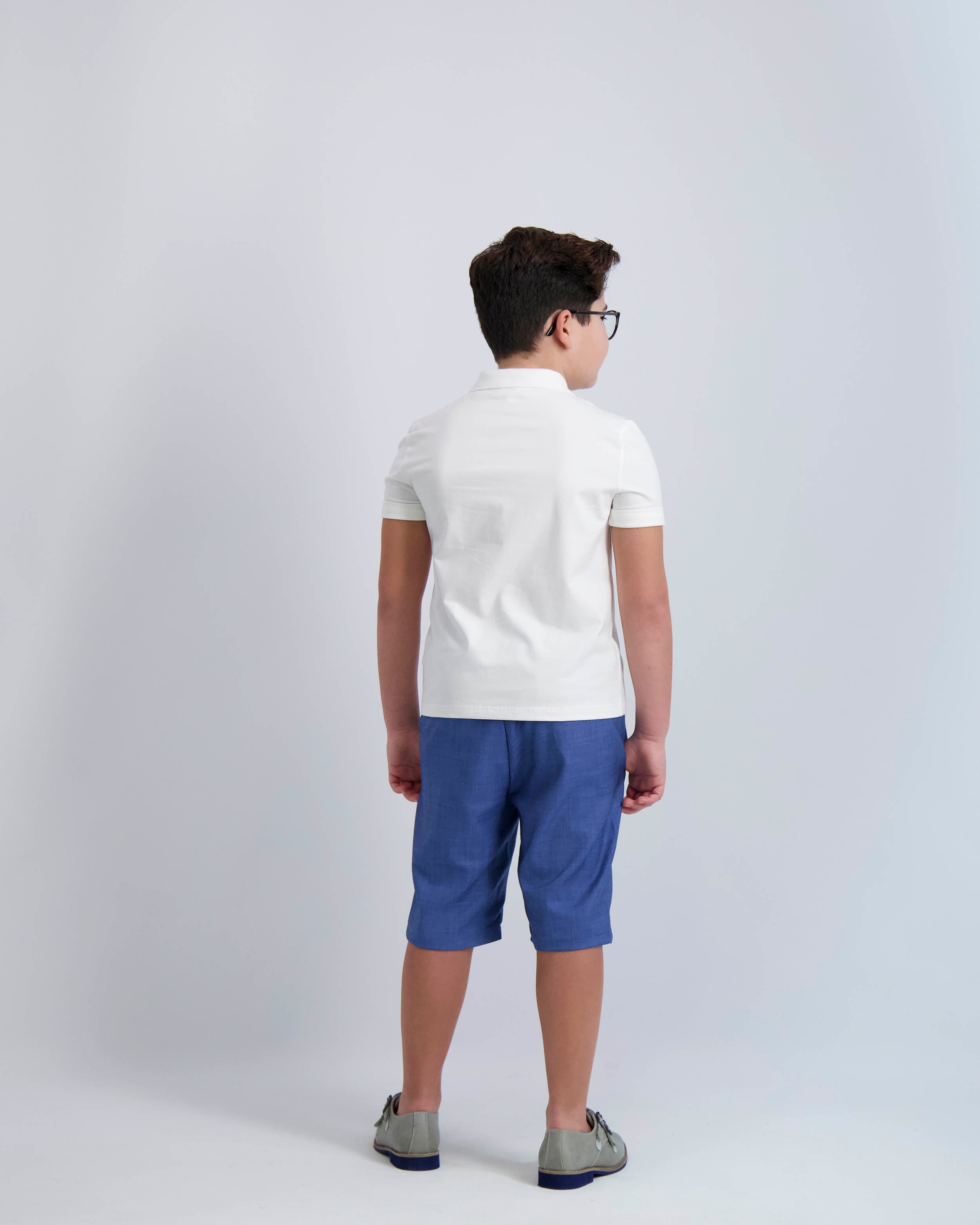 Egyptian Blue Short Dress Pants