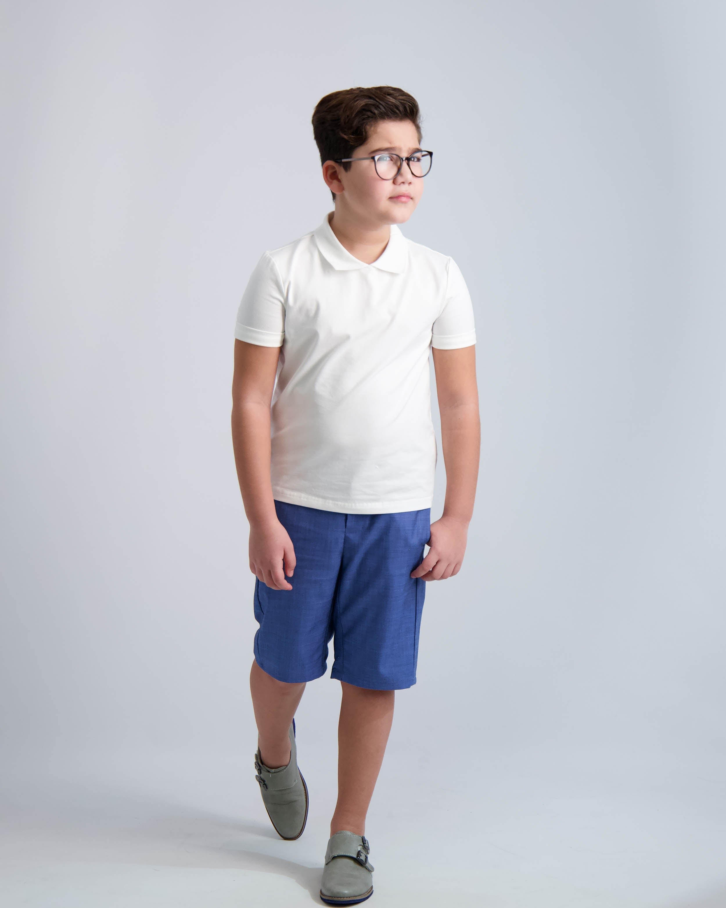 Egyptian Blue Short Dress Pants