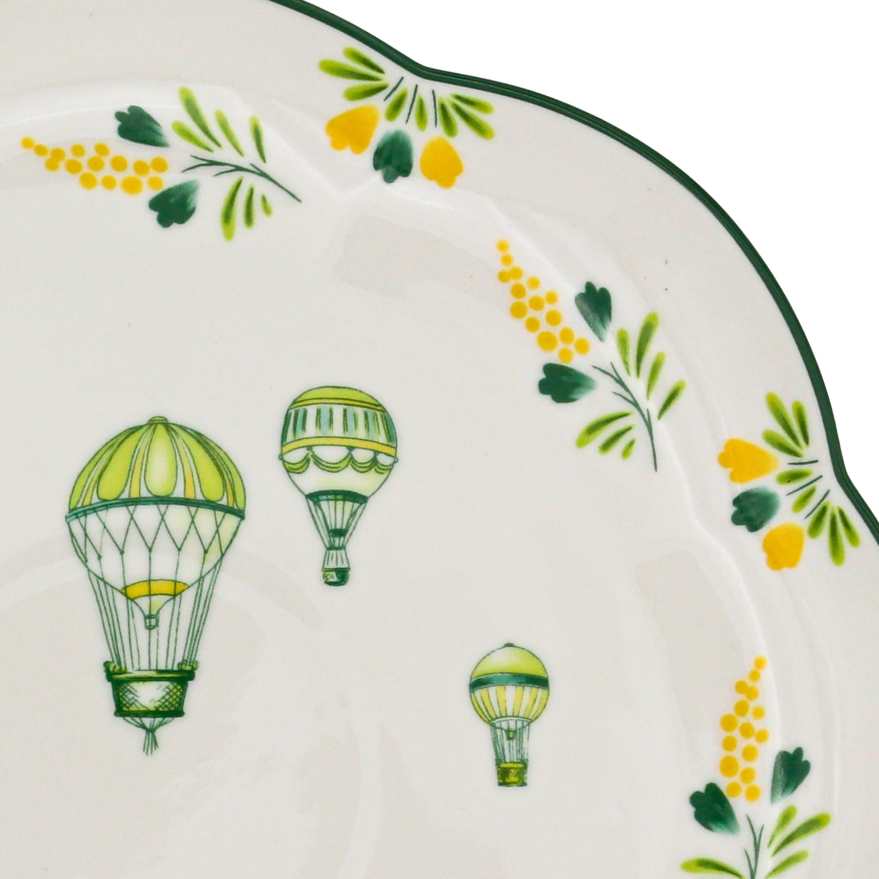 Valensole Lavender Scalloped Dinner Plate - Case of 12 Plates