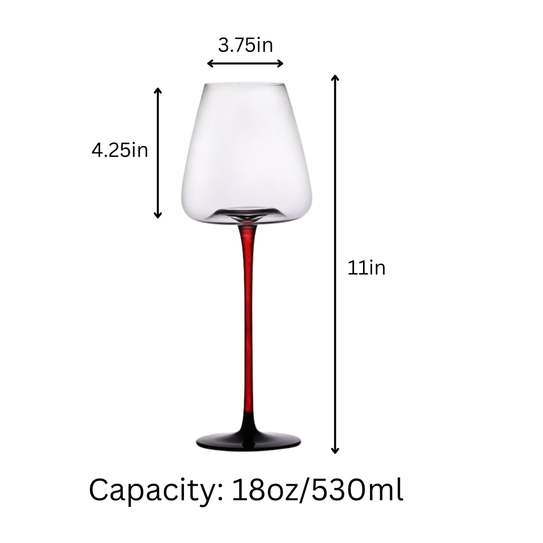 Concave Wine Glasses - 20oz