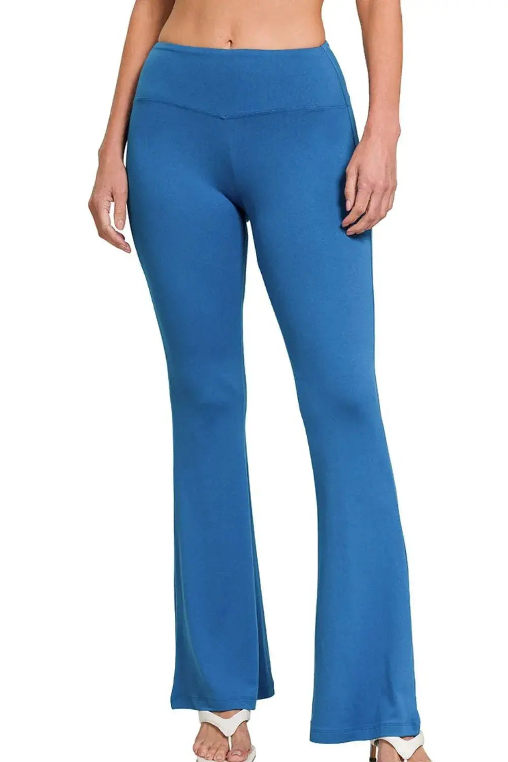 Zenana Buttery Soft High Waist Flare Yoga Pants