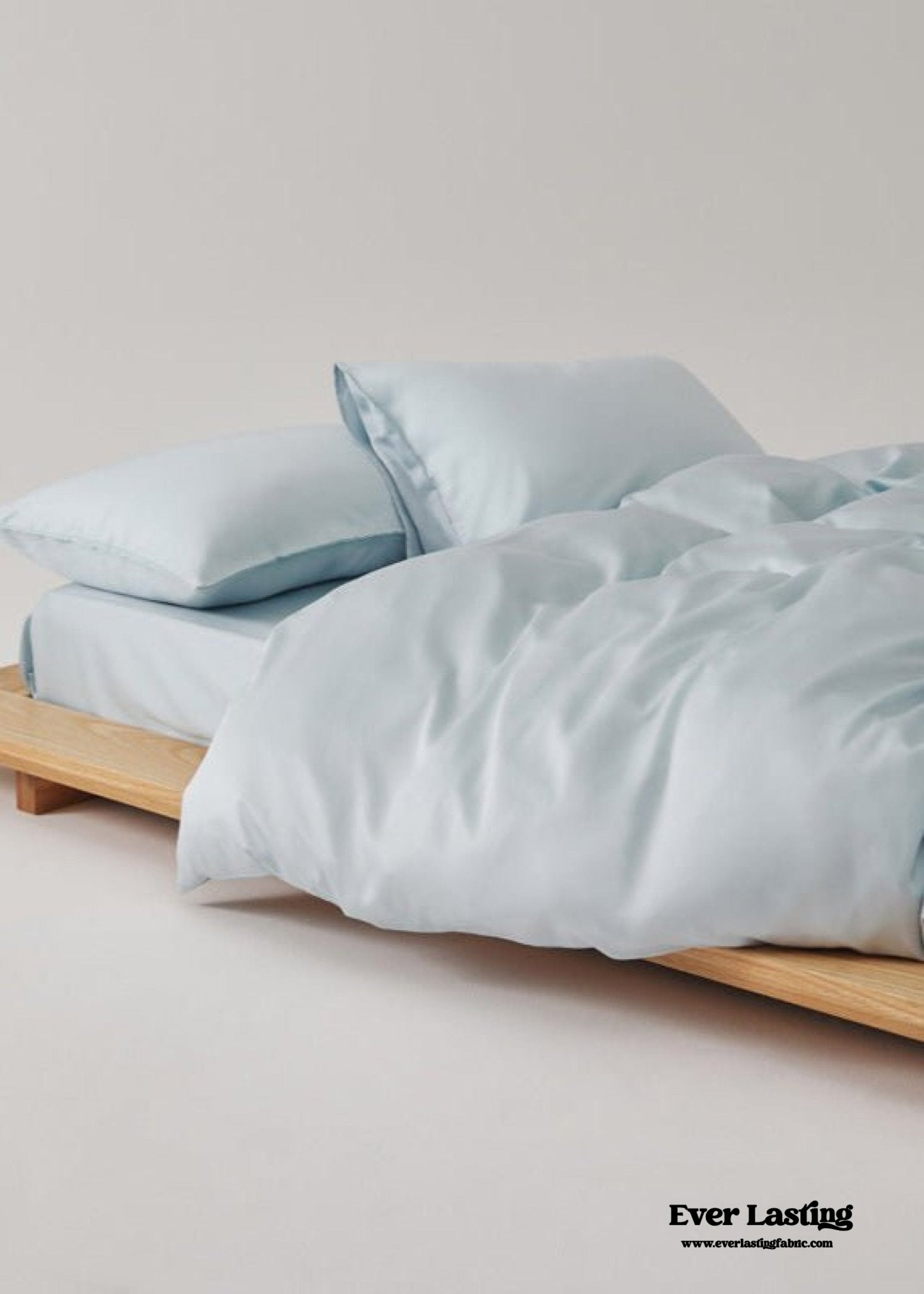 Adeline Pastel Silky Cooling TENCEL™ Bedding Set / Blue