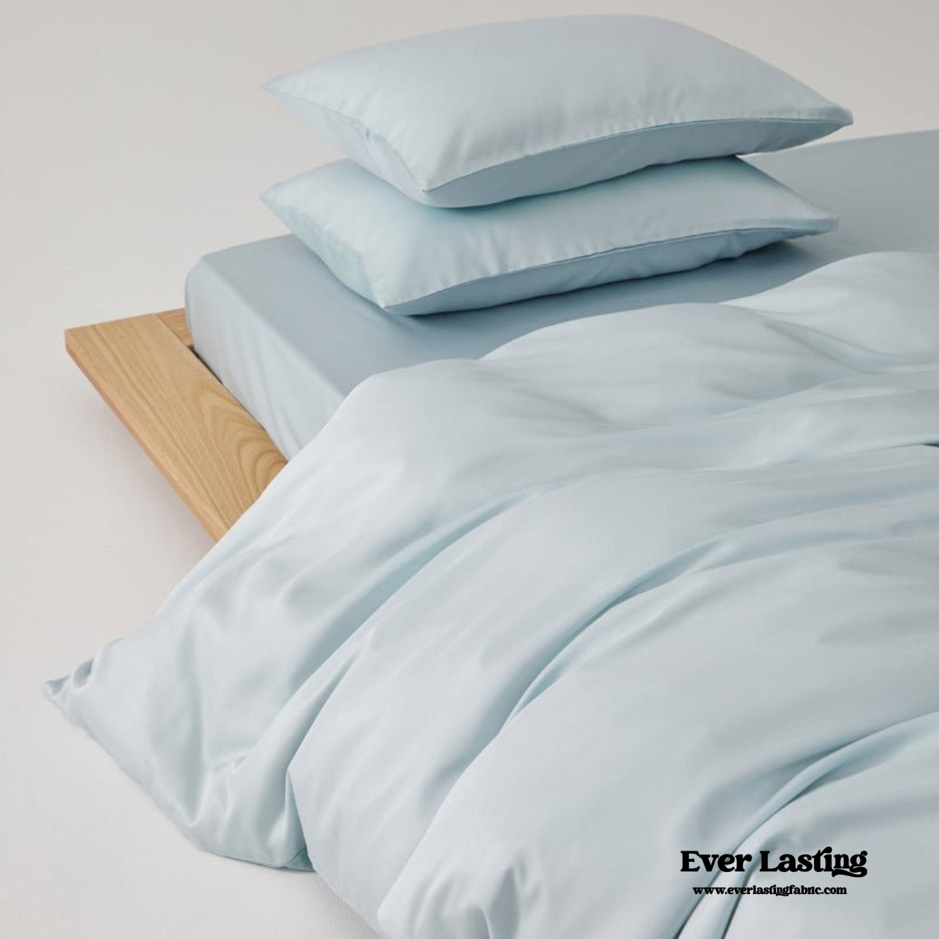 Adeline Pastel Silky Cooling TENCEL™ Bedding Set / Blue