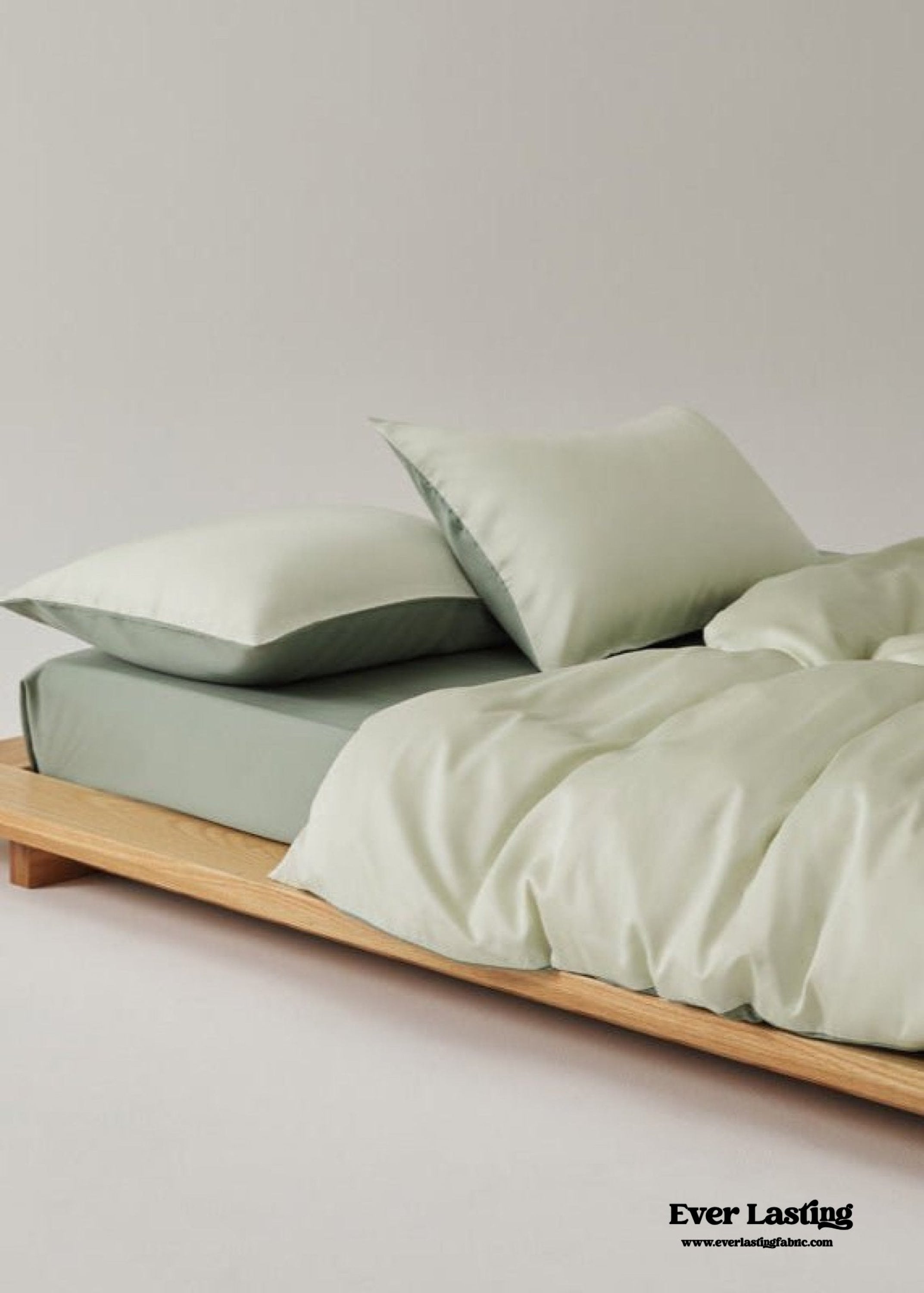 Adeline Pastel Silky Cooling TENCEL™ Bedding Set / Blue