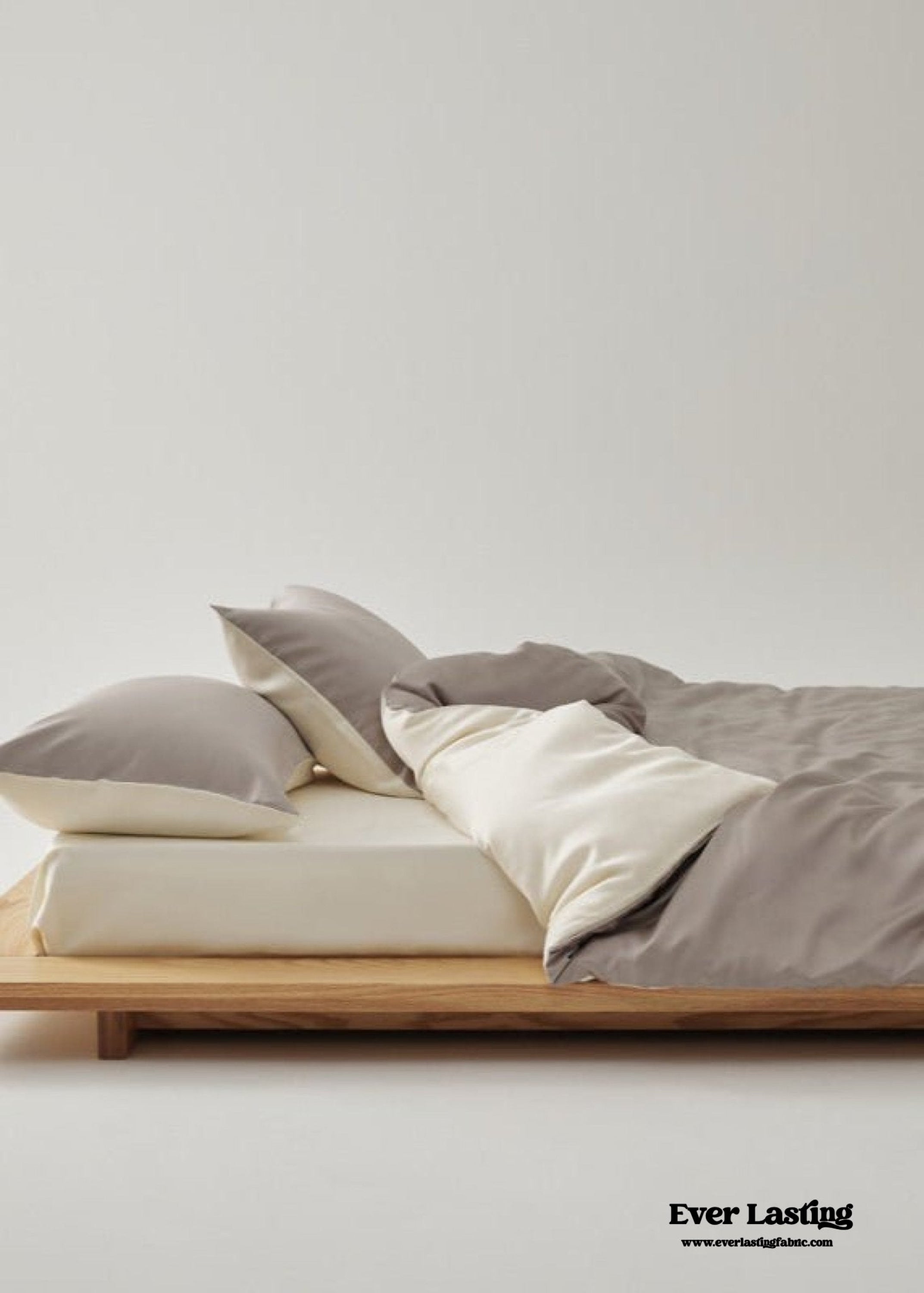 Adeline Pastel Silky Cooling TENCEL™ Bedding Set / Coffee